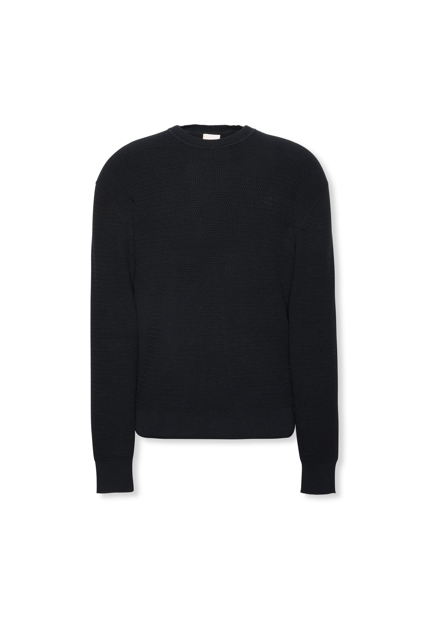 Calvin Klein Gebreide trui LS TXTR CTTN CRWNK S