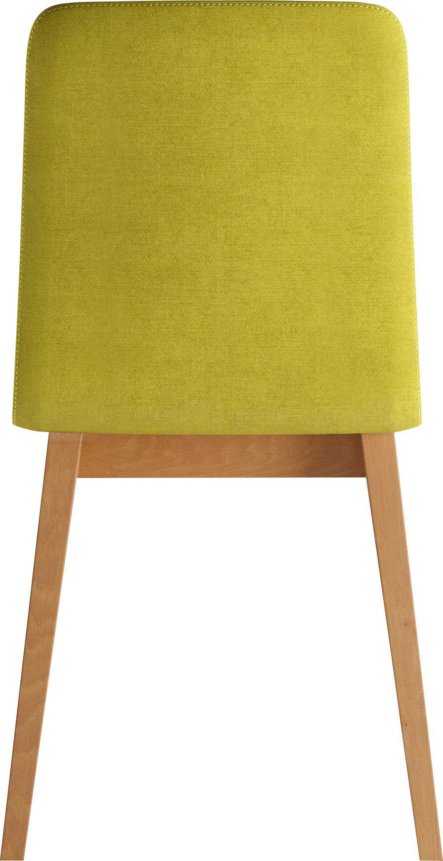 INOSIGN Stoel Sandy met verschillende stoelpootkleuren en kleurvarianten, zithoogte 47 cm (2 stuks)