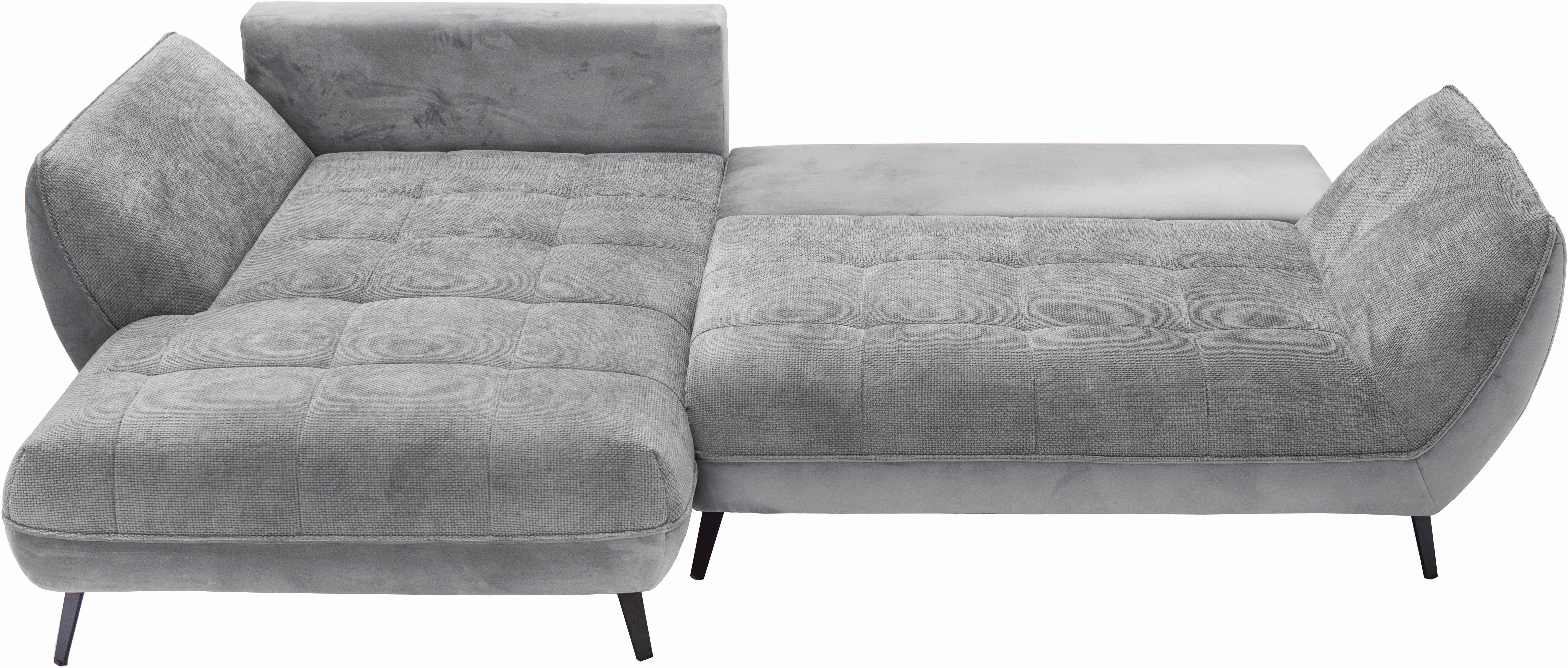 exxpo - sofa fashion Hoekbank Midway met eenvoudige Easy-Lift bedfunctie, comfortabel en modern
