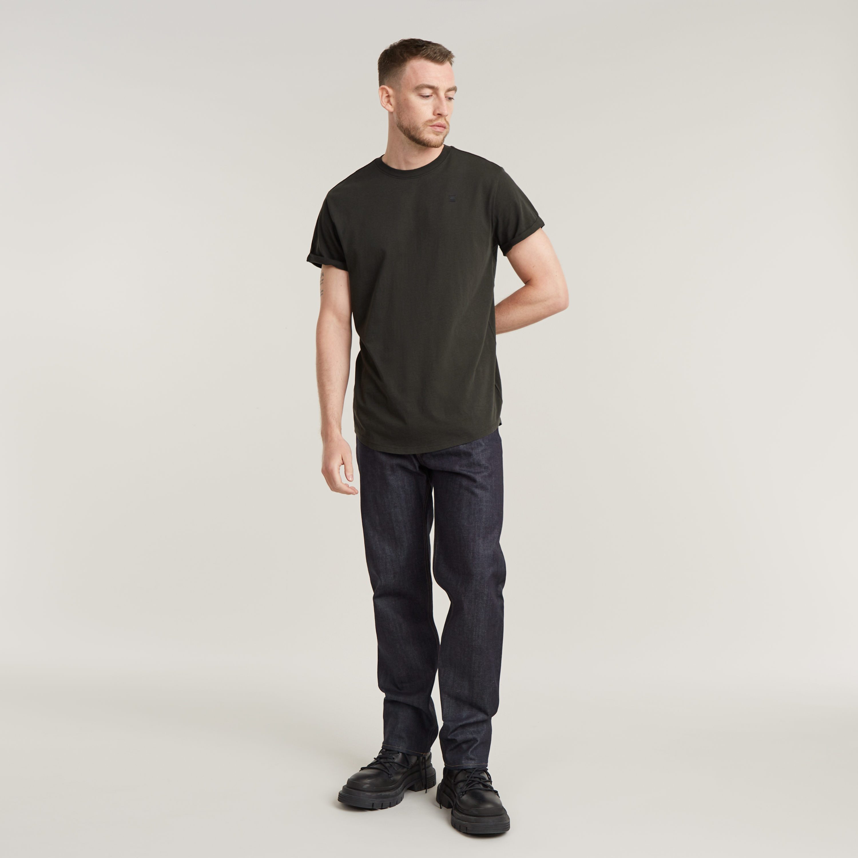 G-Star RAW T-shirt Lash met kleine logo stitching