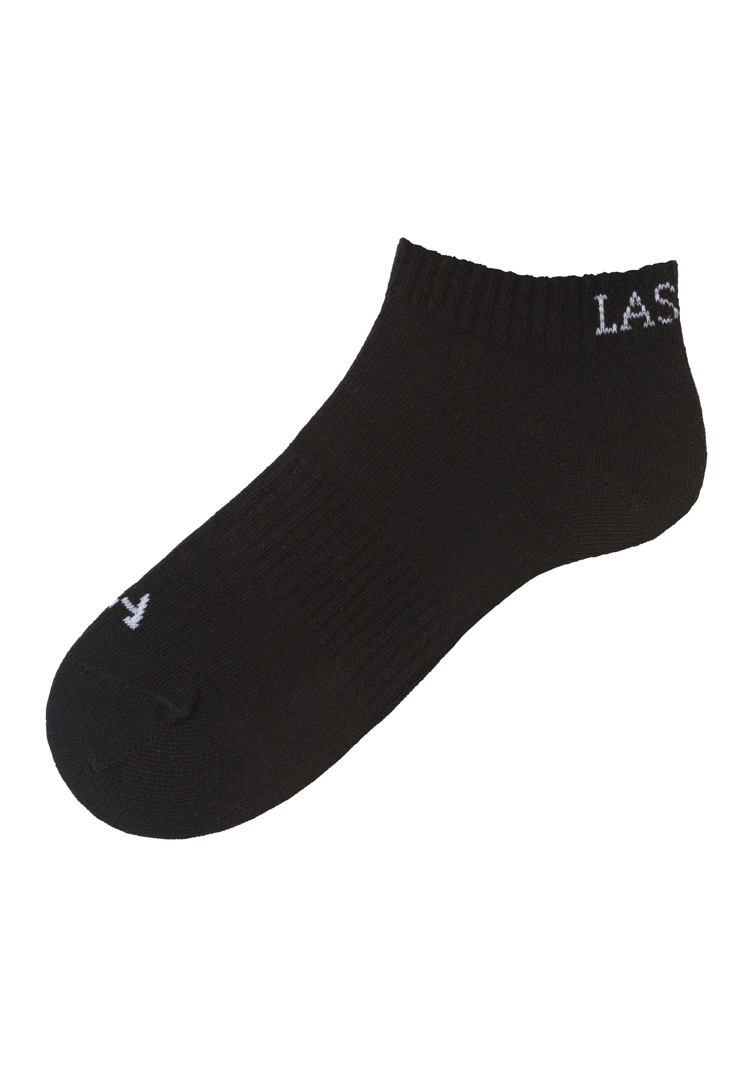 active by Lascana Sneakersokken met ingebreid merklogo (set, 6 paar)