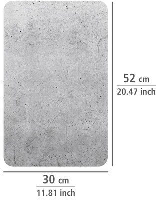 WENKO Kookplaatdeksel Universeel model Beton (set, 2-delig)