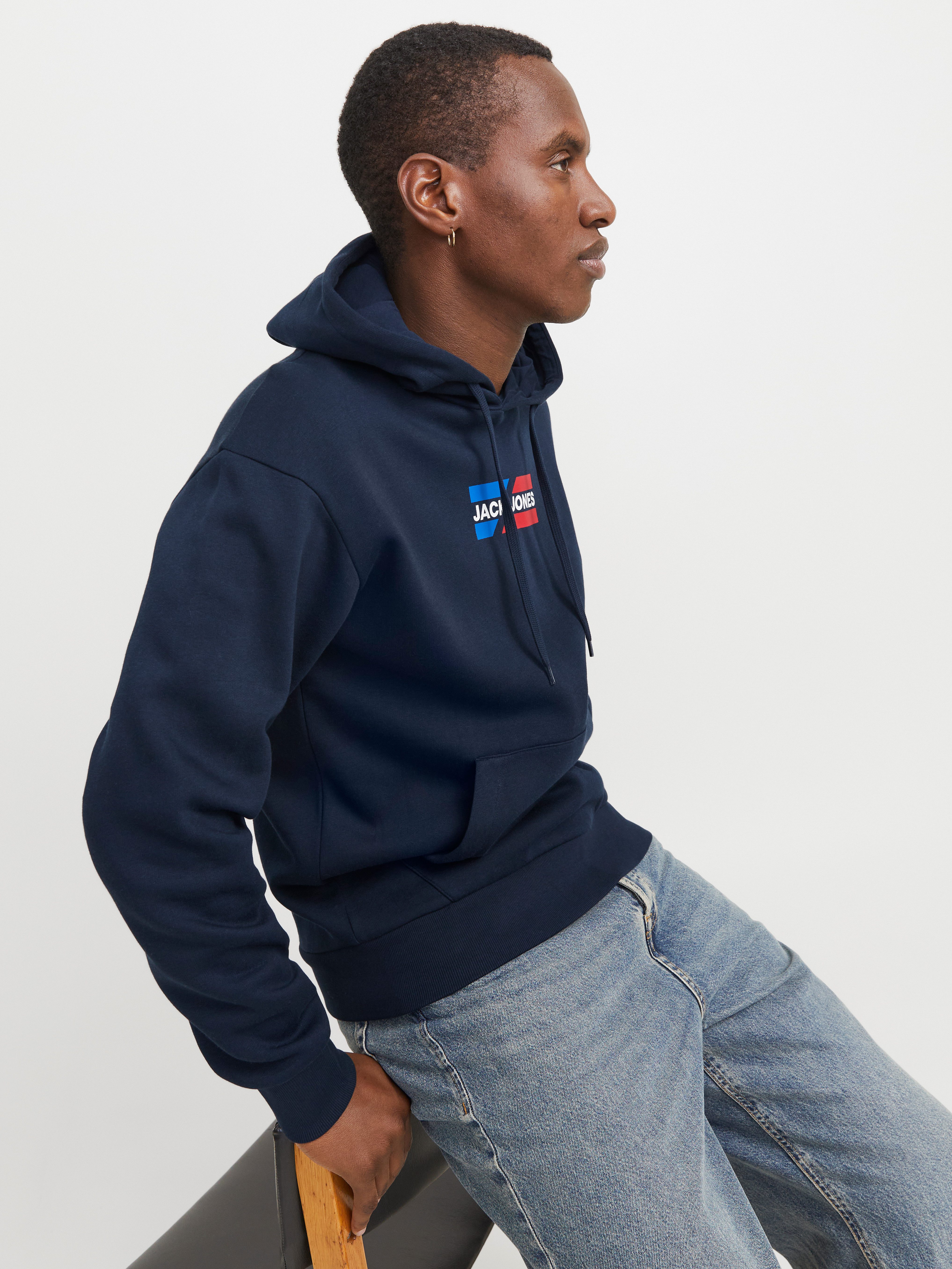 Jack & Jones Hoodie JJECORP GRAPHIC SWEAT HOOD NOOS