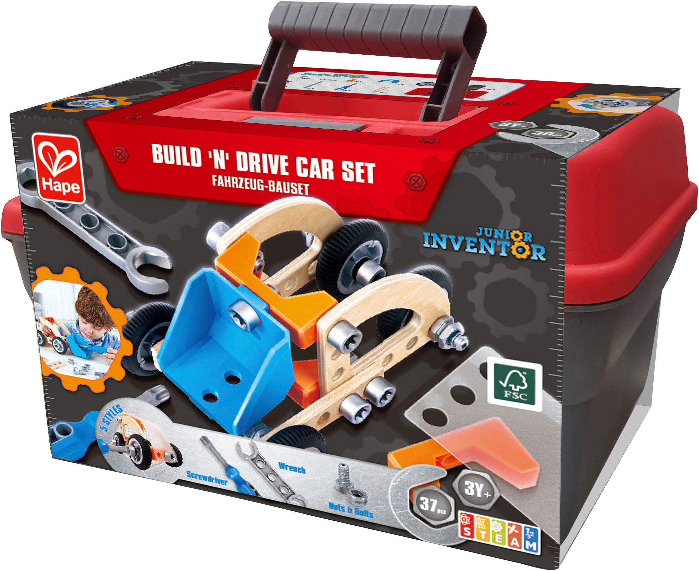 Hape Constructie-speelset Voertuig-constructieset