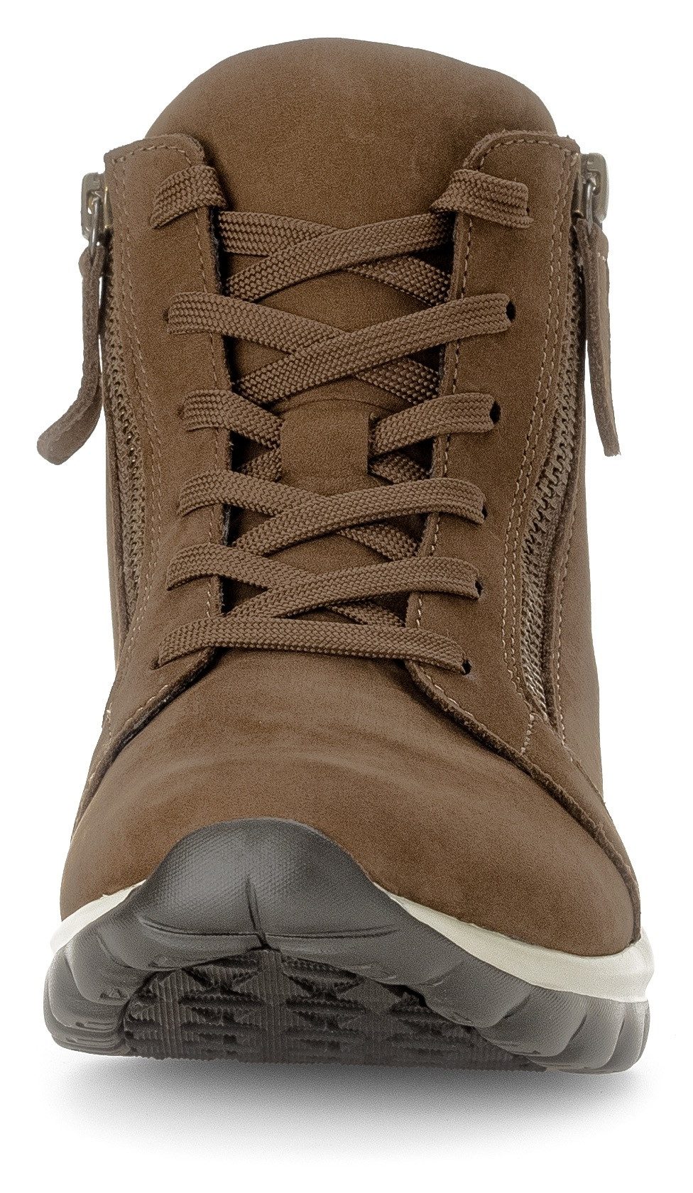 Gabor Rollingsoft Hoge veterschoenen met geprofileerde rubberzool