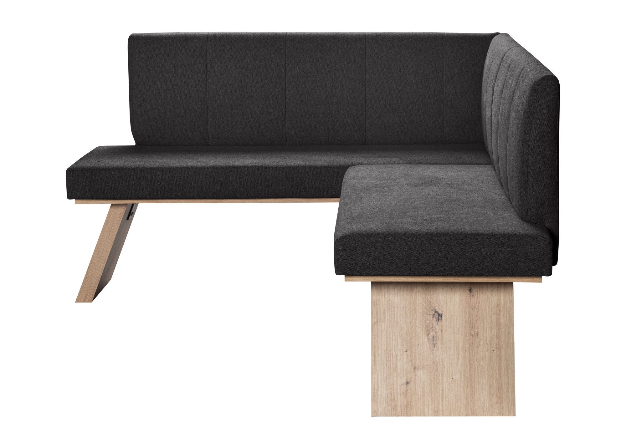 Home affaire Eethoek Nina Eetkamer zitgroep stoelen tafel en bank comfortabel gepolsterd (4-delig)
