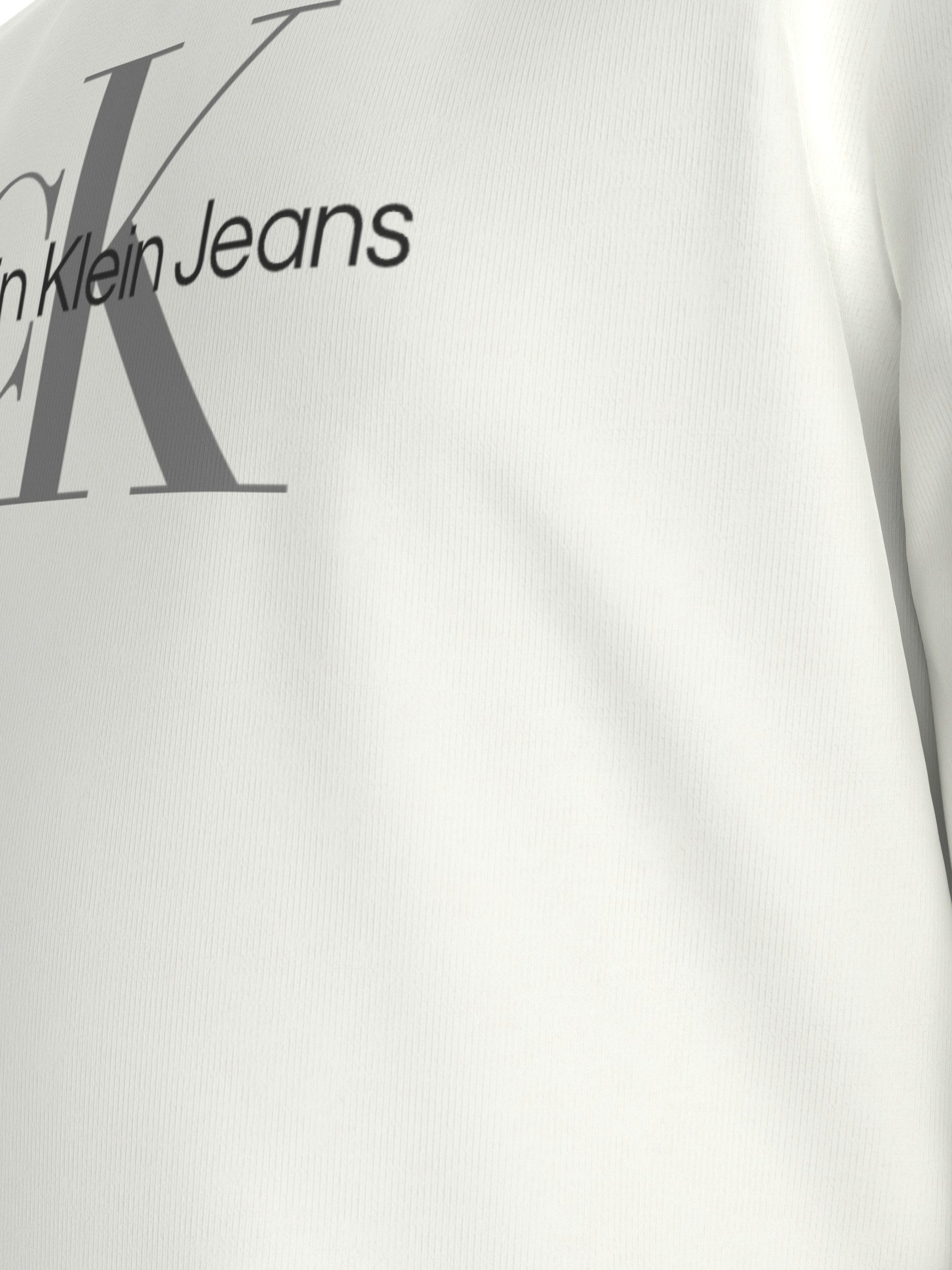 Calvin Klein Shirt met lange mouwen MONOGRAM LS T-SHIRT voor baby’s tot 2 jaar, met grote print