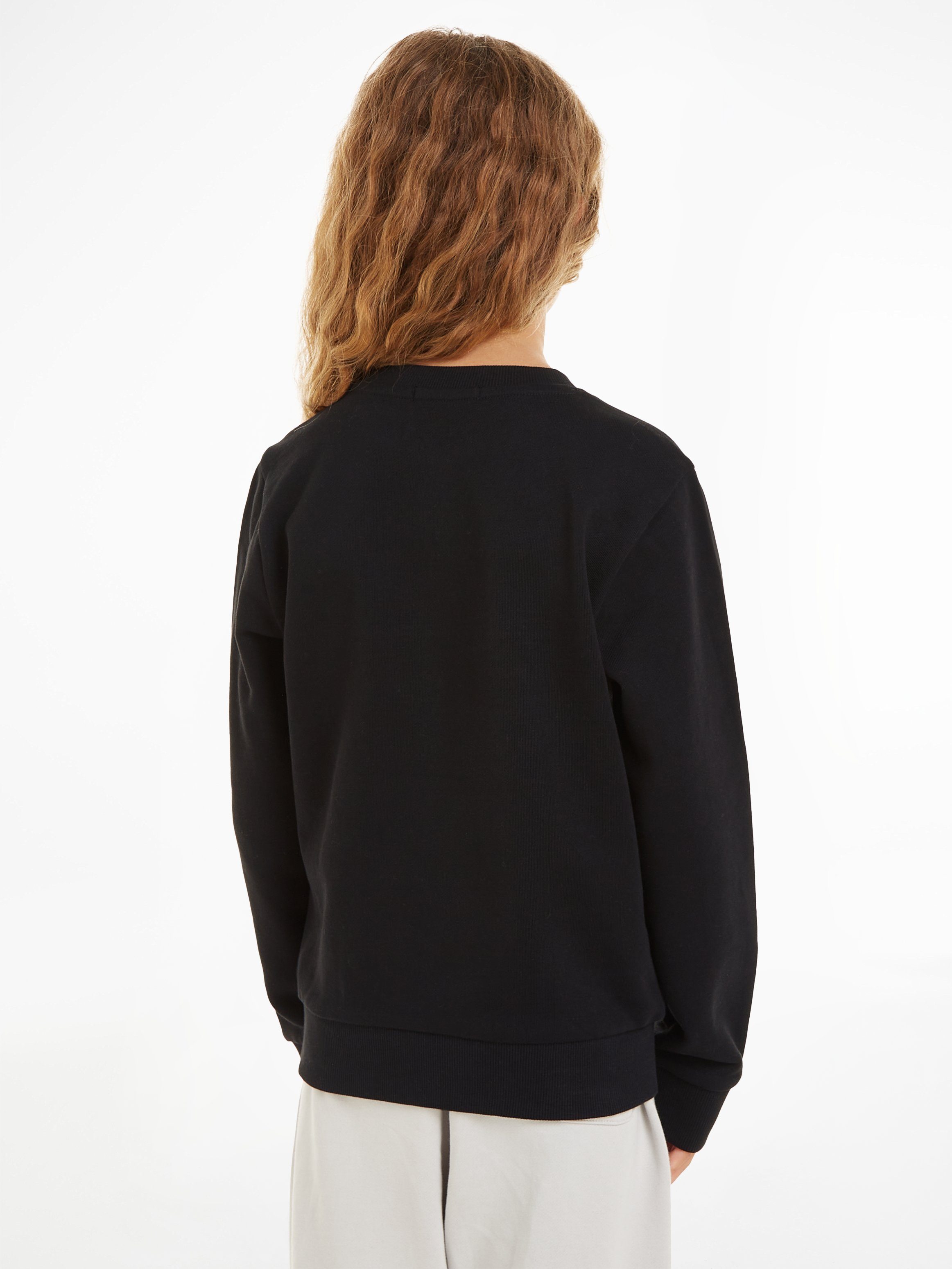 Calvin Klein Sweatshirt INST. LOGO REGULAR CN voor kinderen tot 16 jaar