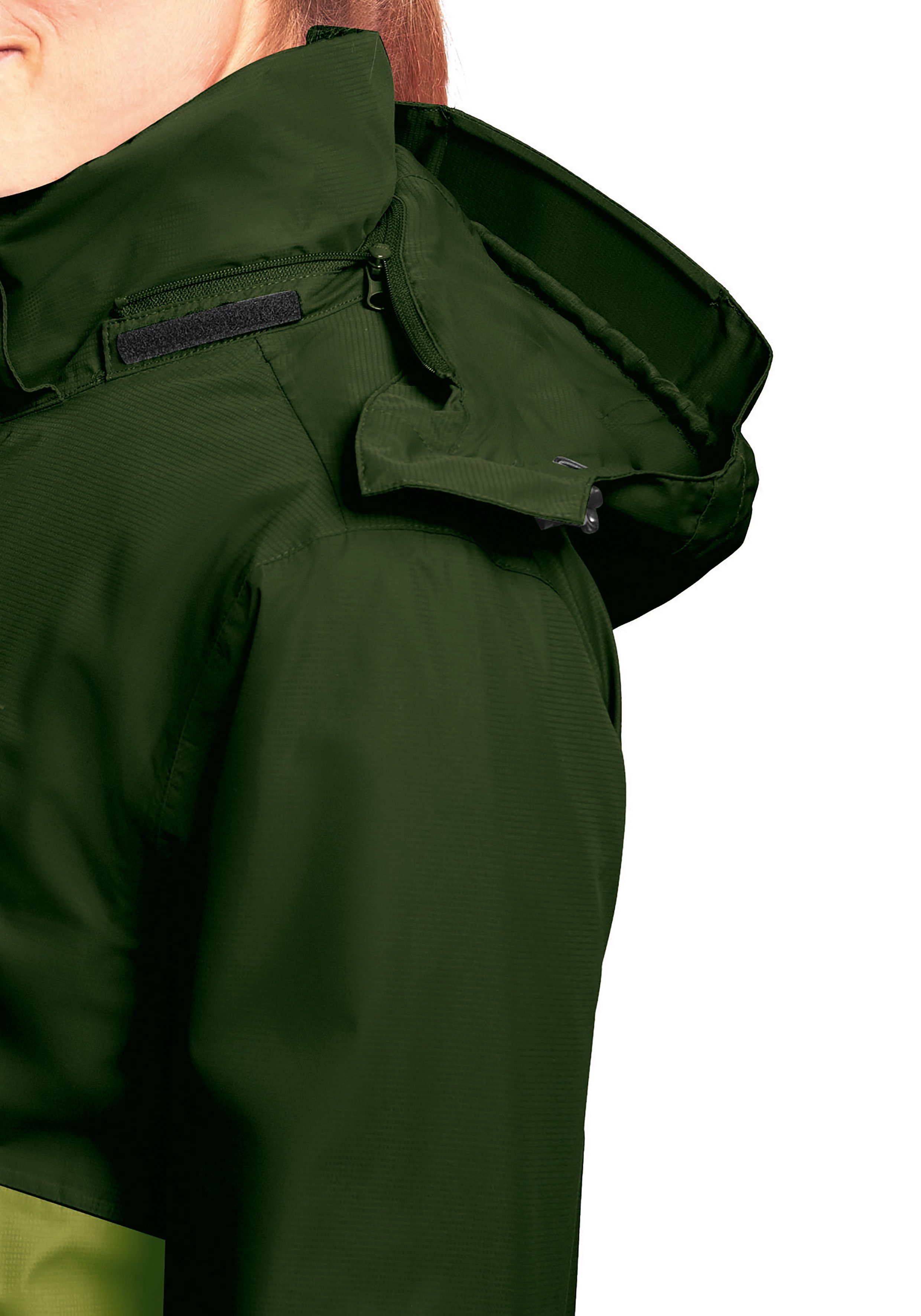 Maier Sports Functioneel jack Gregale DJ W Dameswandeljack waterdicht, outdoorjack met capuchon