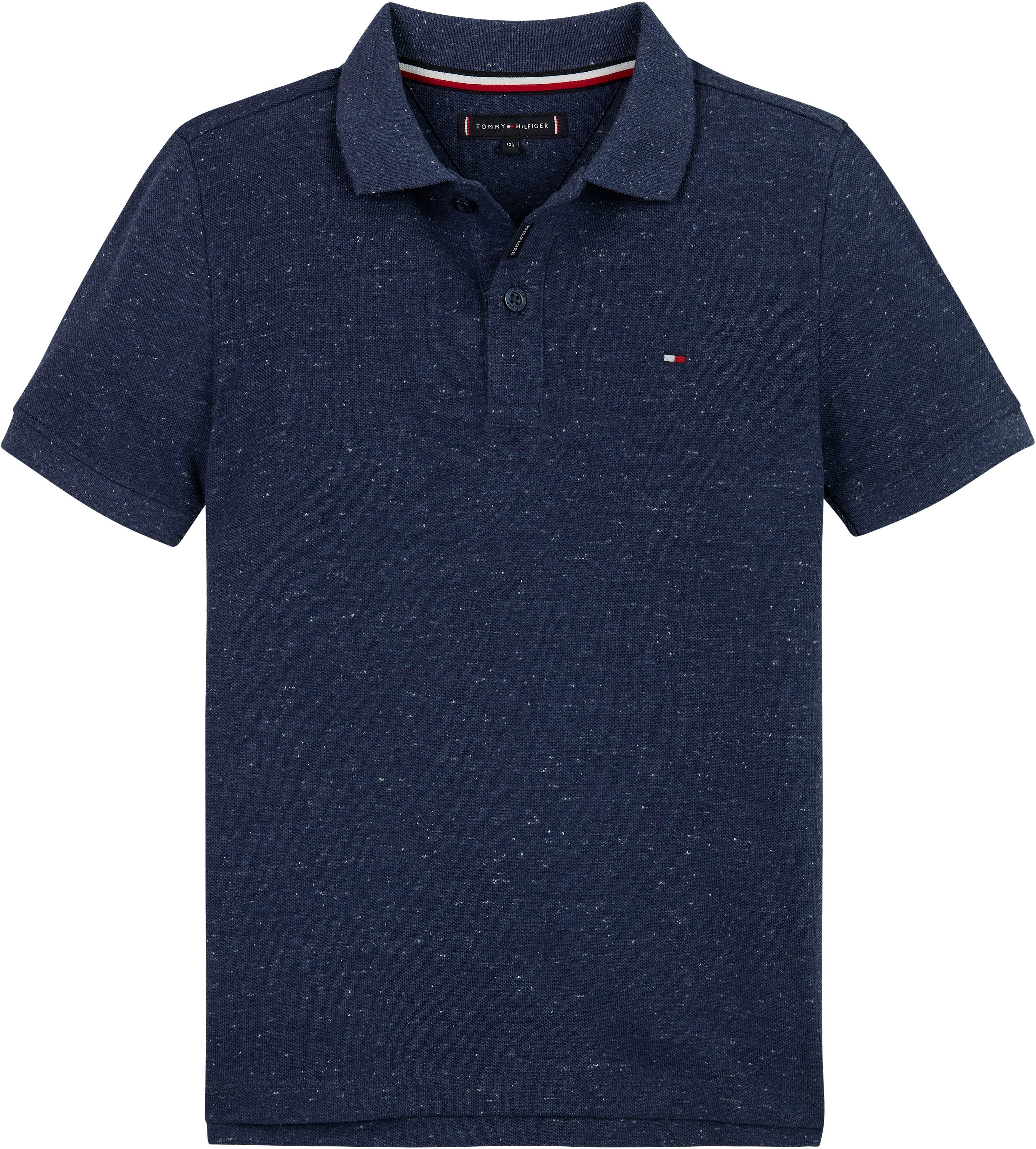 Tommy Hilfiger Poloshirt MONOTYPE MELANGE REGULAR POLO SS Kinderen tot 16 jaar met logostiksel