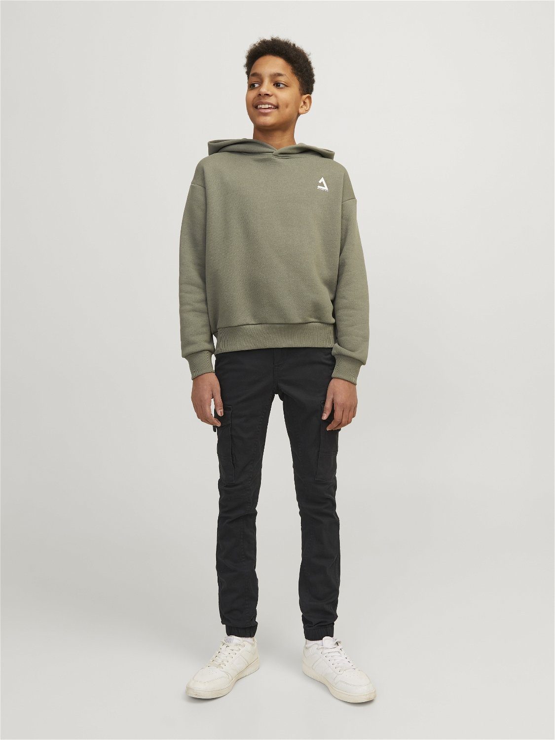 Jack & Jones Junior Cargobroek JPSTPAUL JJFLAKE AKM 542 NOOS MNI