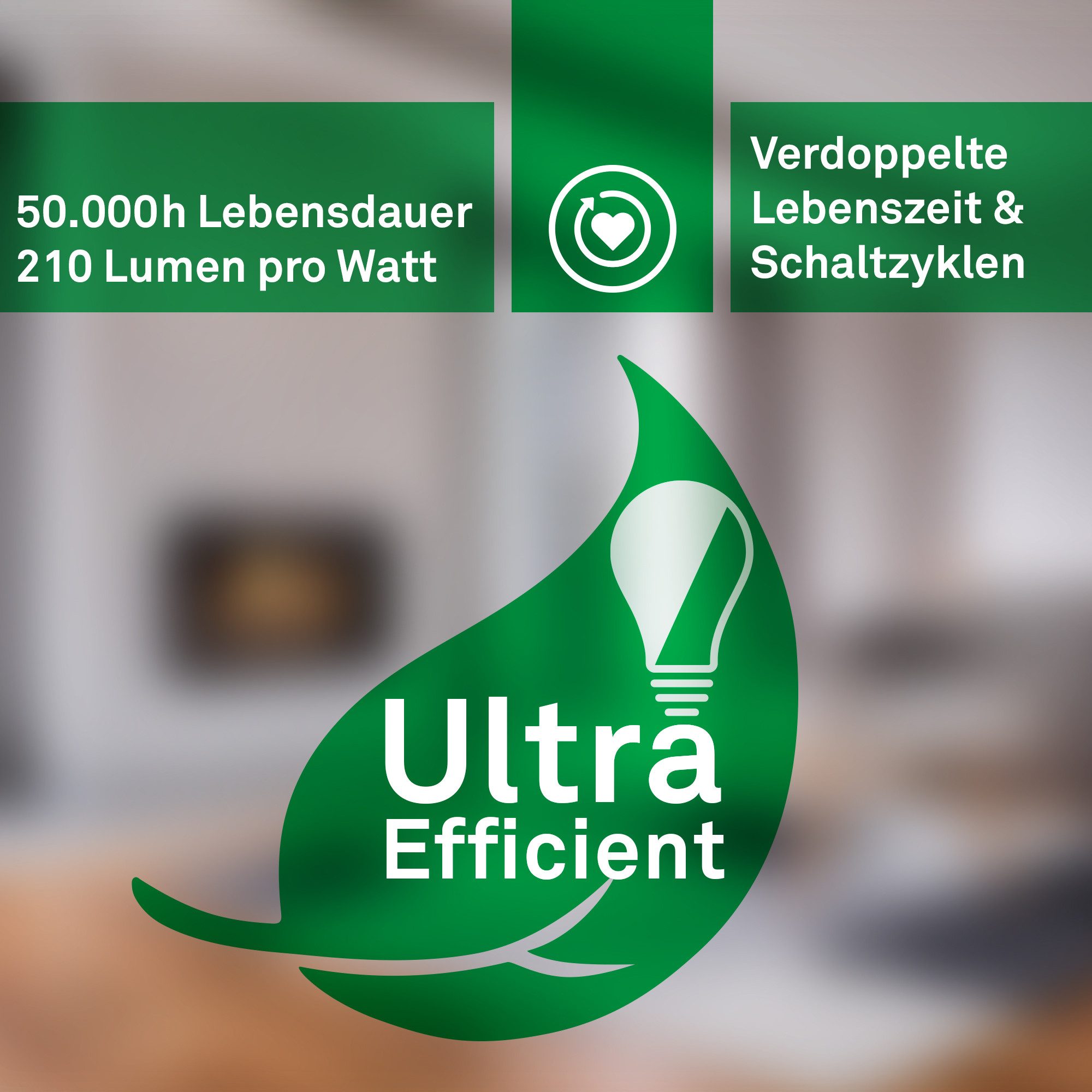 Briloner Leuchten Led-verlichting Ultra-efficiënte lichtbron EEK A, E14 Druppel, 2-pack