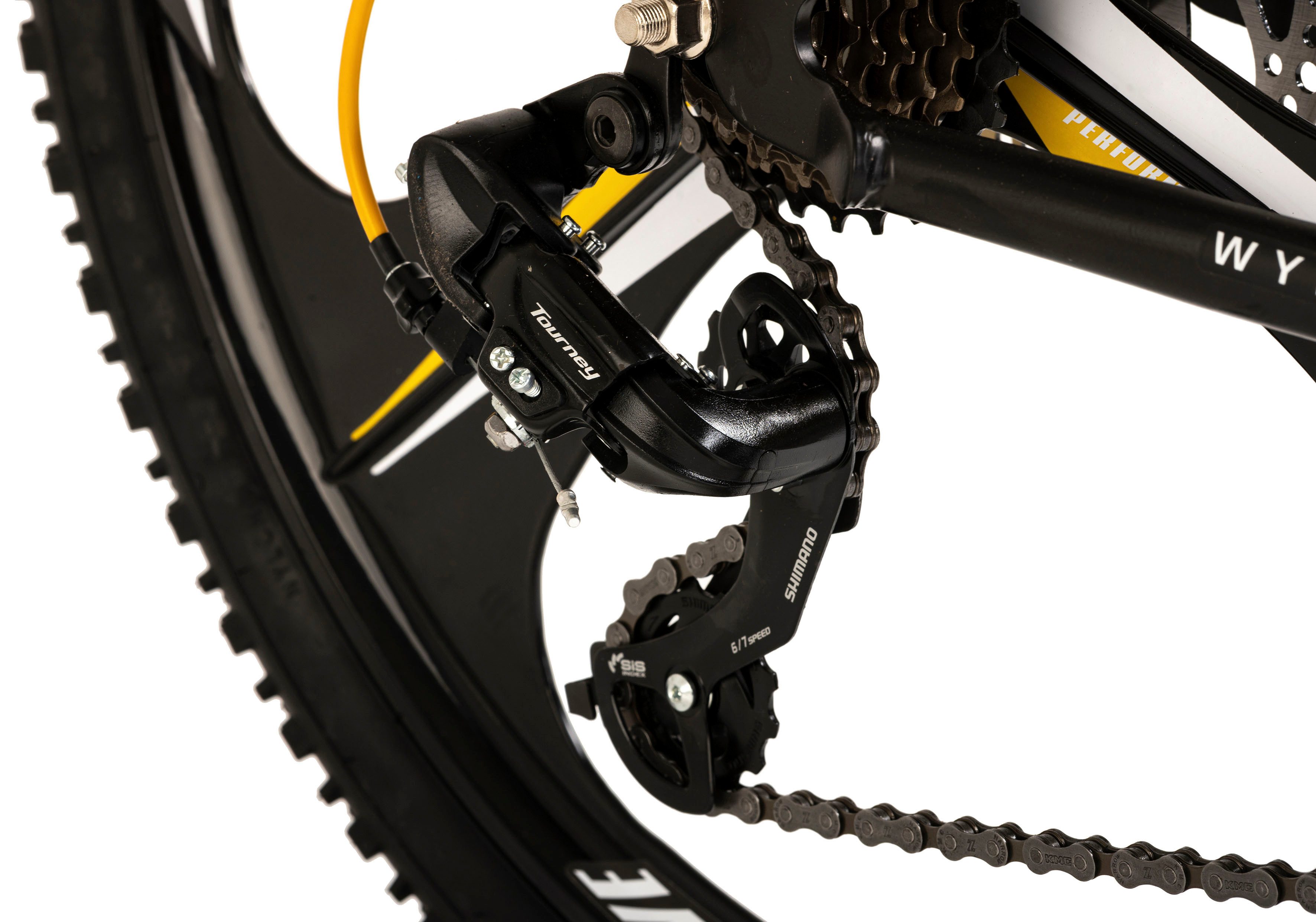 MUSTANG Mountainbike Fully 26'' Bliss zwart-geel 21 versnellingen