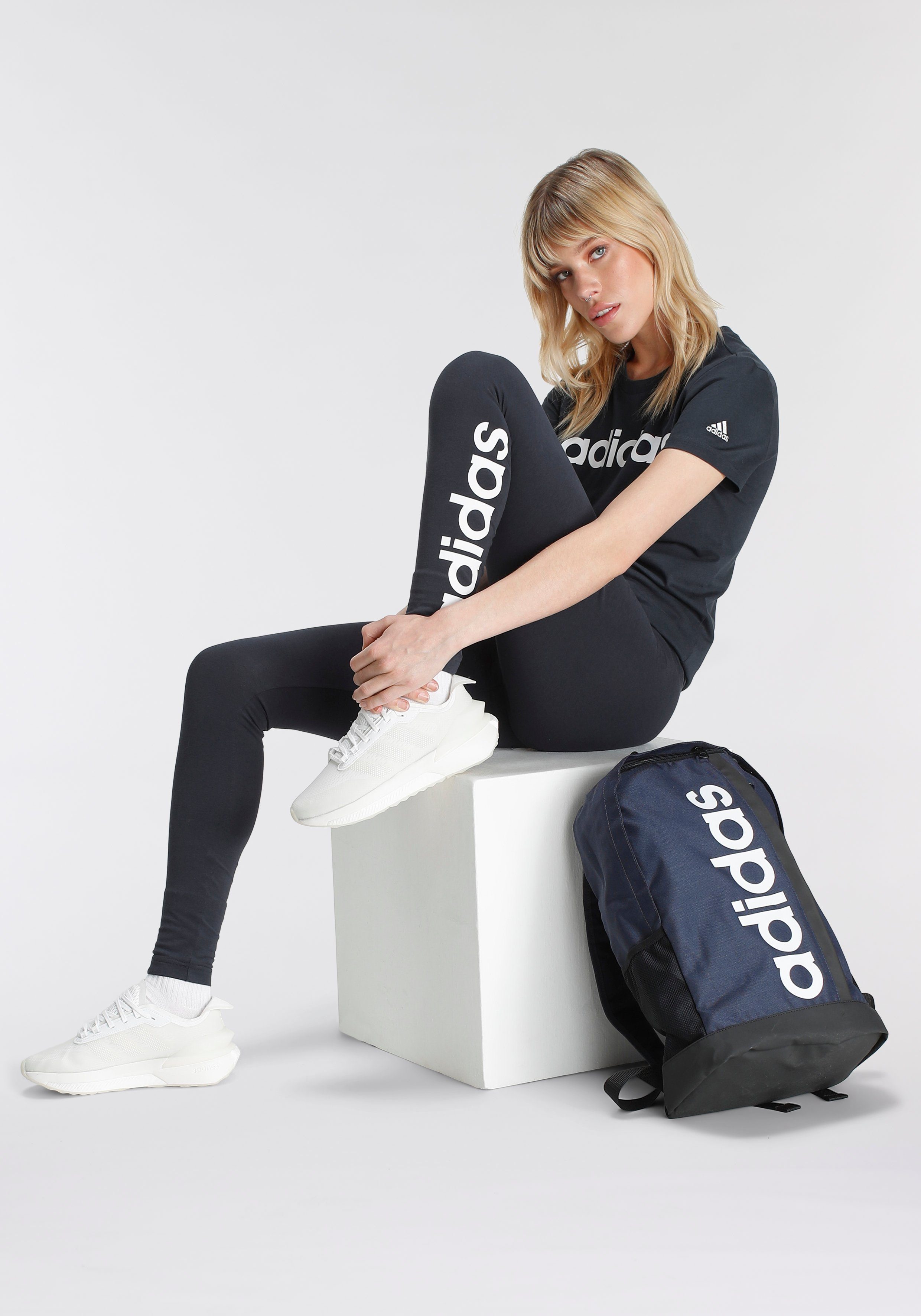 adidas Sportswear Legging W LIN LEG (1-delig)