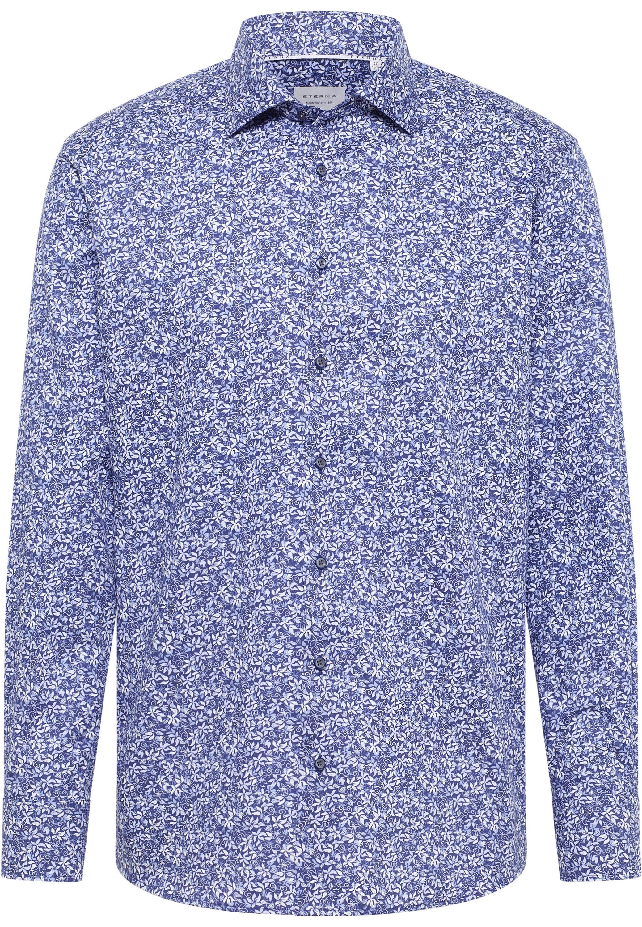 Eterna Overhemd met lange mouwen MODERN FIT NON IRON (strijkvrij)