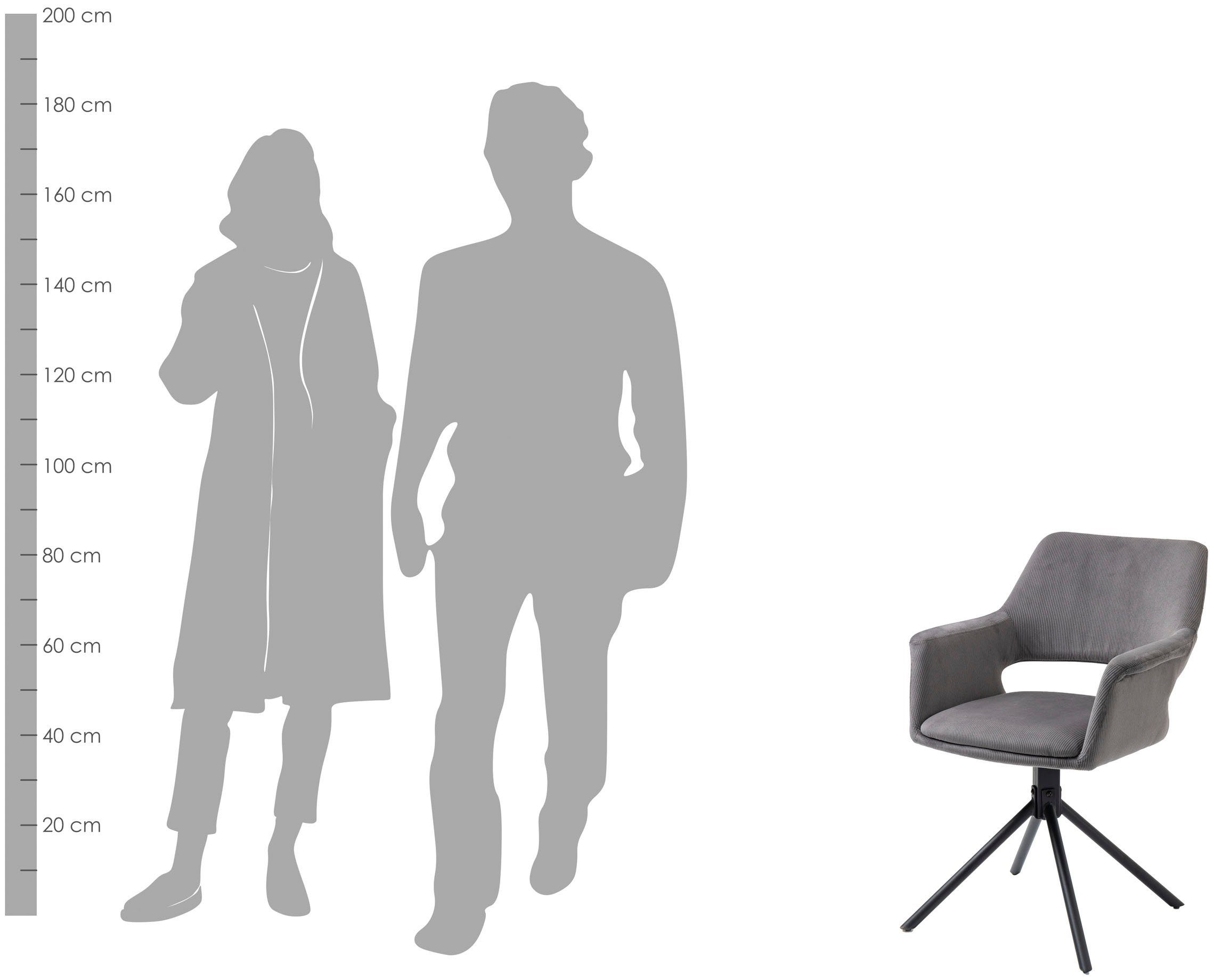 byLIVING Eetkamerstoel Elenore 360° draaibaar (set, 2 stuks)