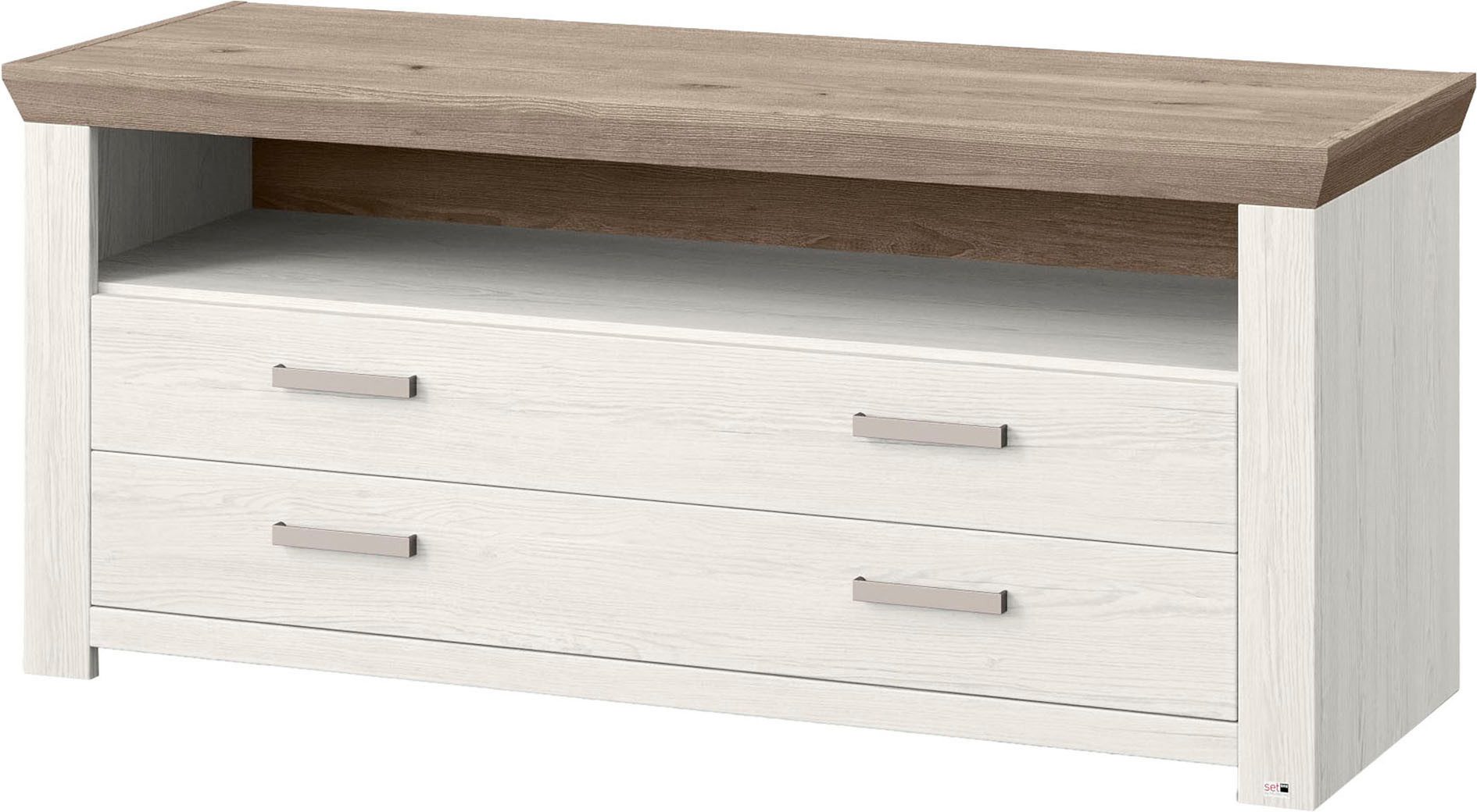 set one by Musterring Tv-meubel York Type 32, met 4 laden, verlichting optioneel, breedte 140 cm