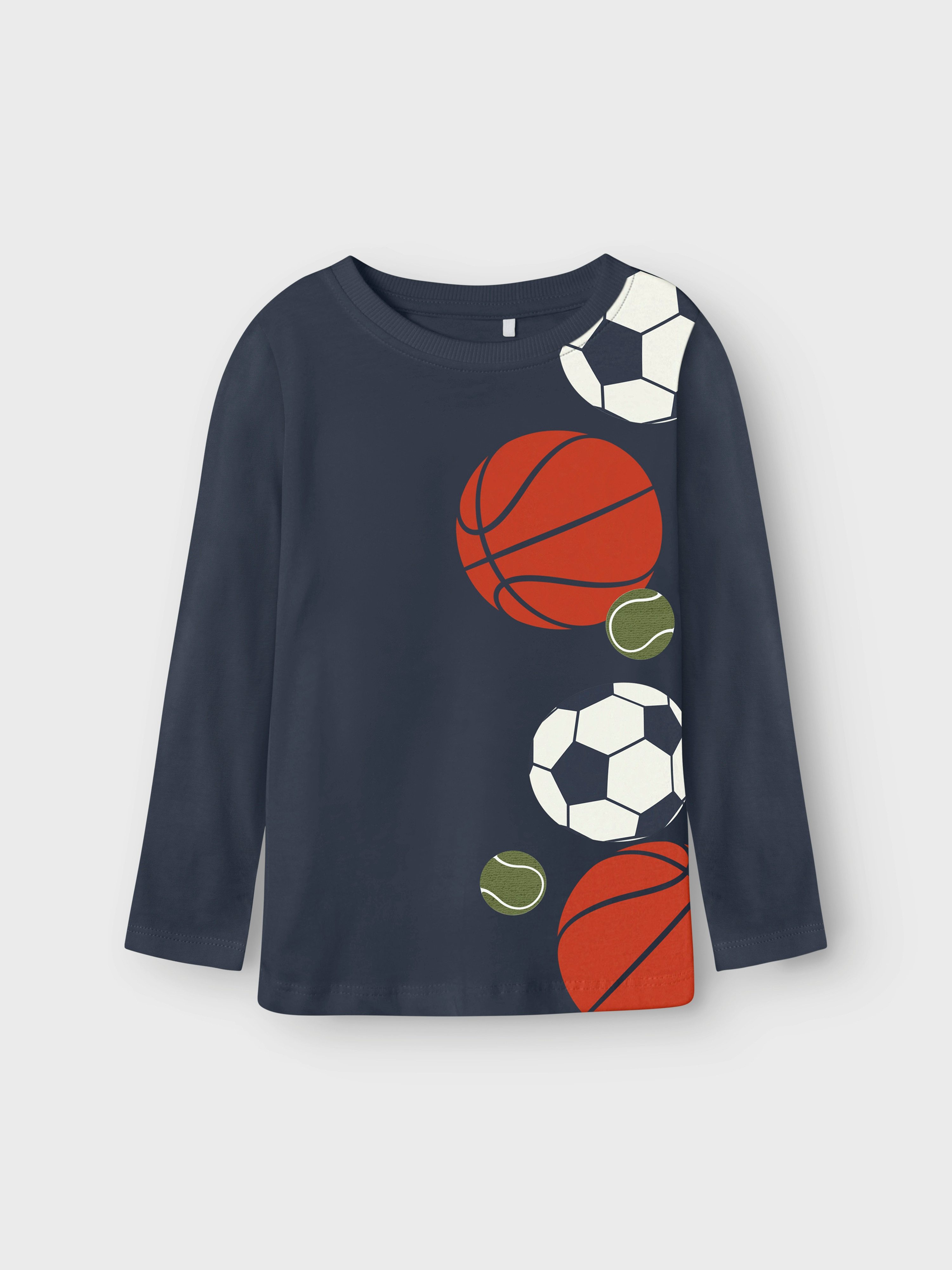 Name It T-shirt NMMKINGSTON 2P LS NREG TOP PB (set, 2-delig)