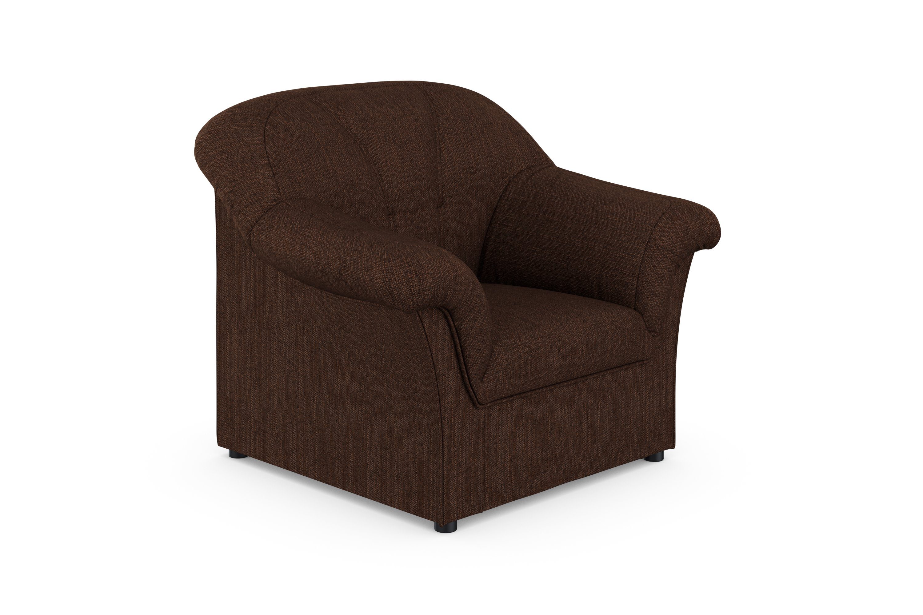 DOMO collection Fauteuil Pegnitz tijdloos, elegante armleuningen, comfortabel