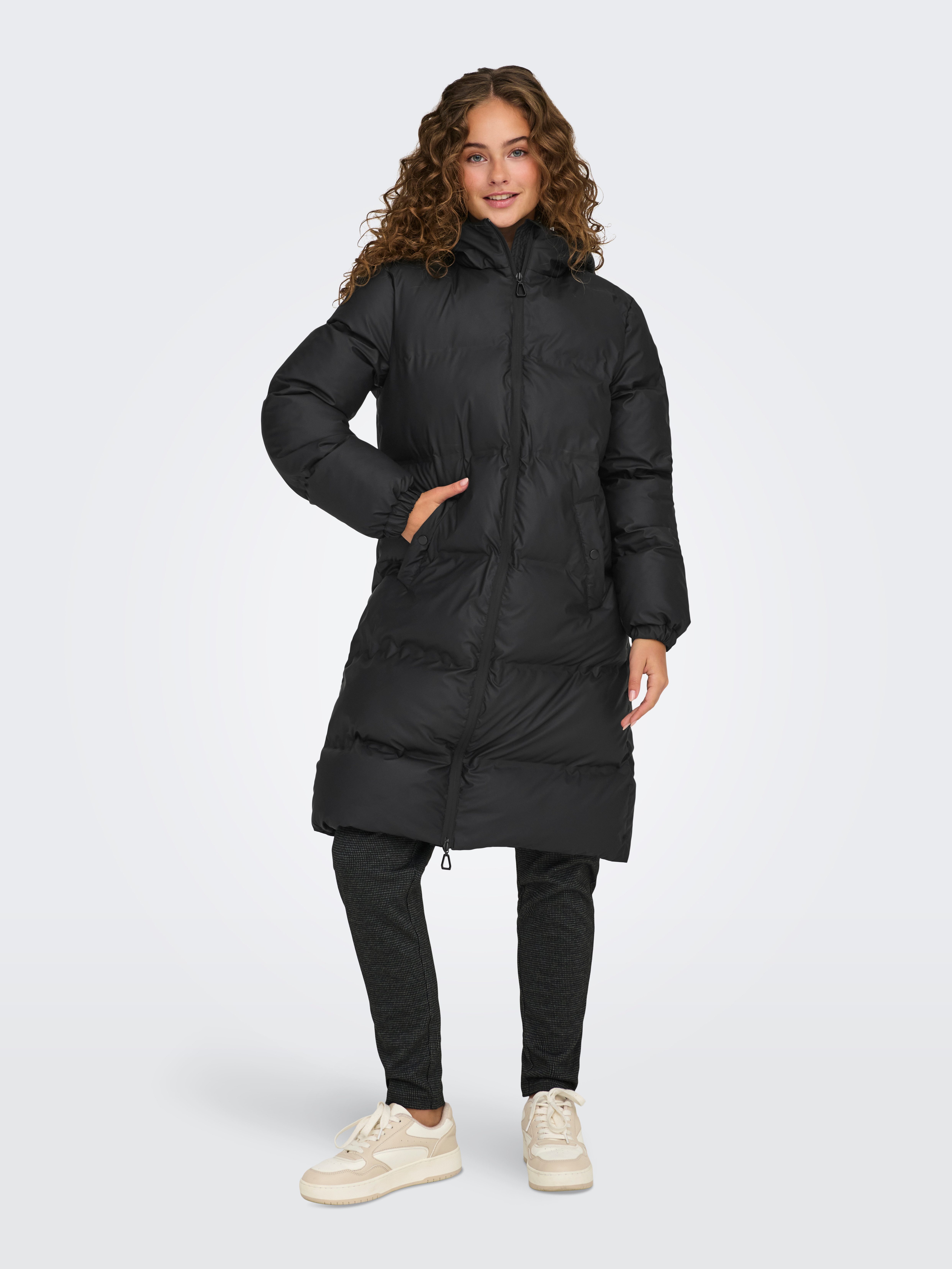 Only Gewatteerde jas ONLLEA RAIN PUFFER COAT CC OTW