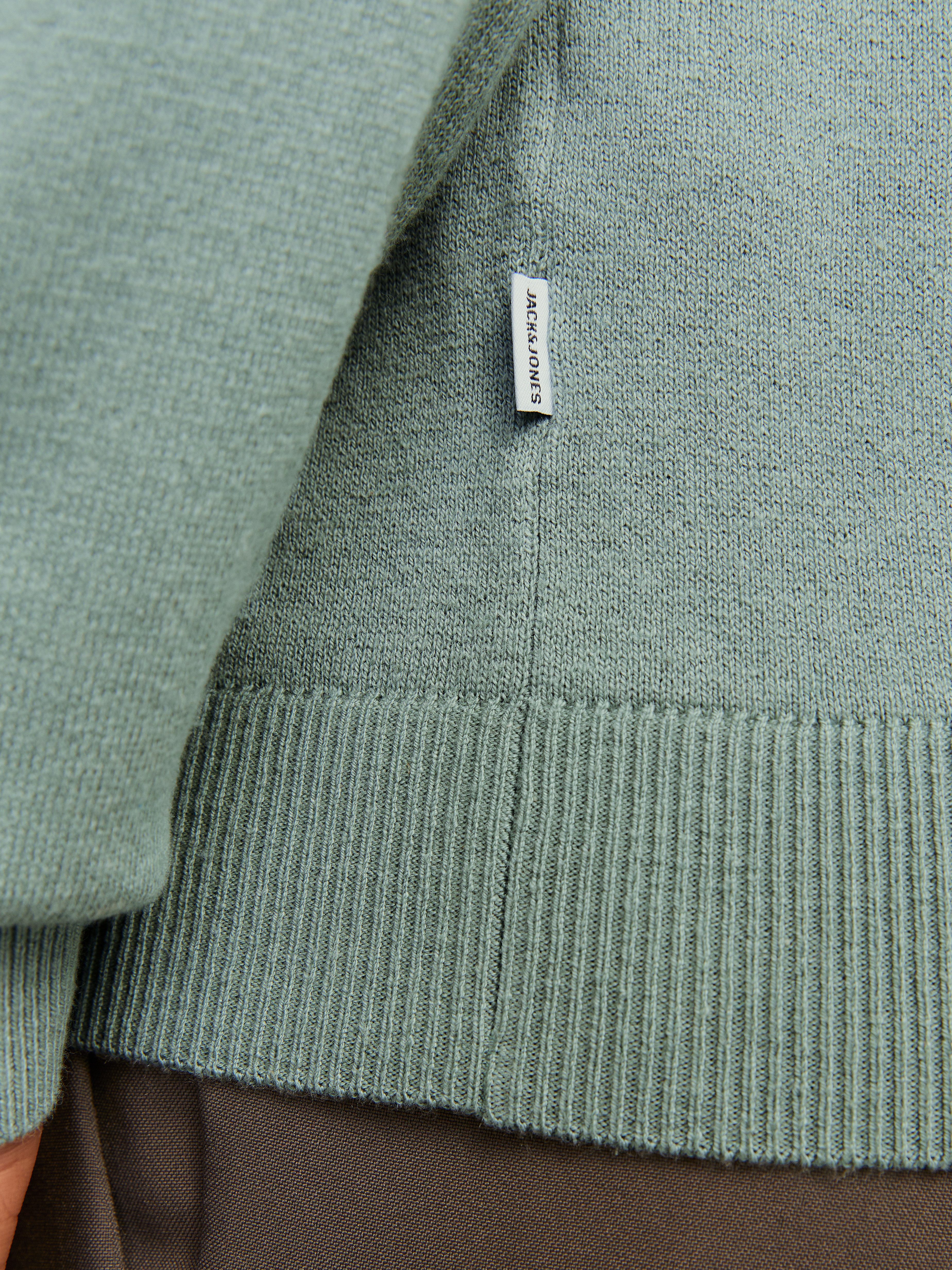 Jack & Jones Schipperstrui JJEEMIL KNIT HALF ZIP NOOS
