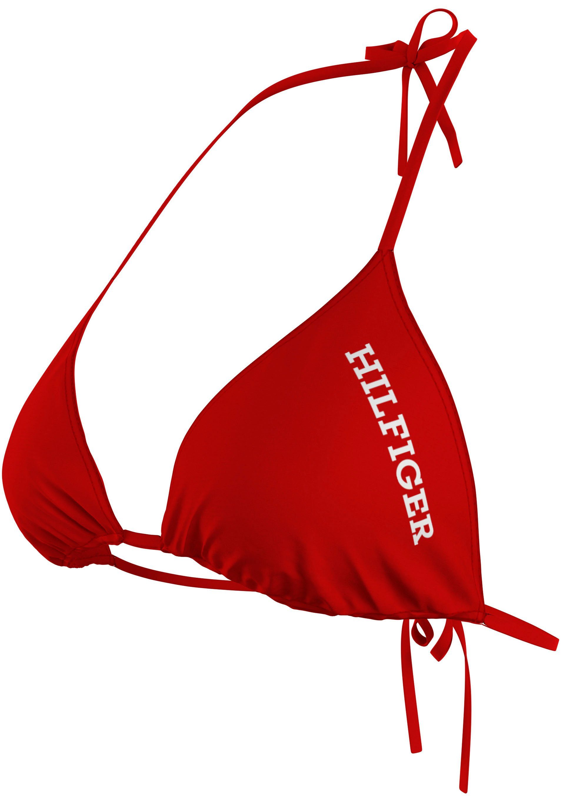 Tommy Hilfiger Swimwear Triangel-bikinitop TRIANGLE RP met een logo-opschrift