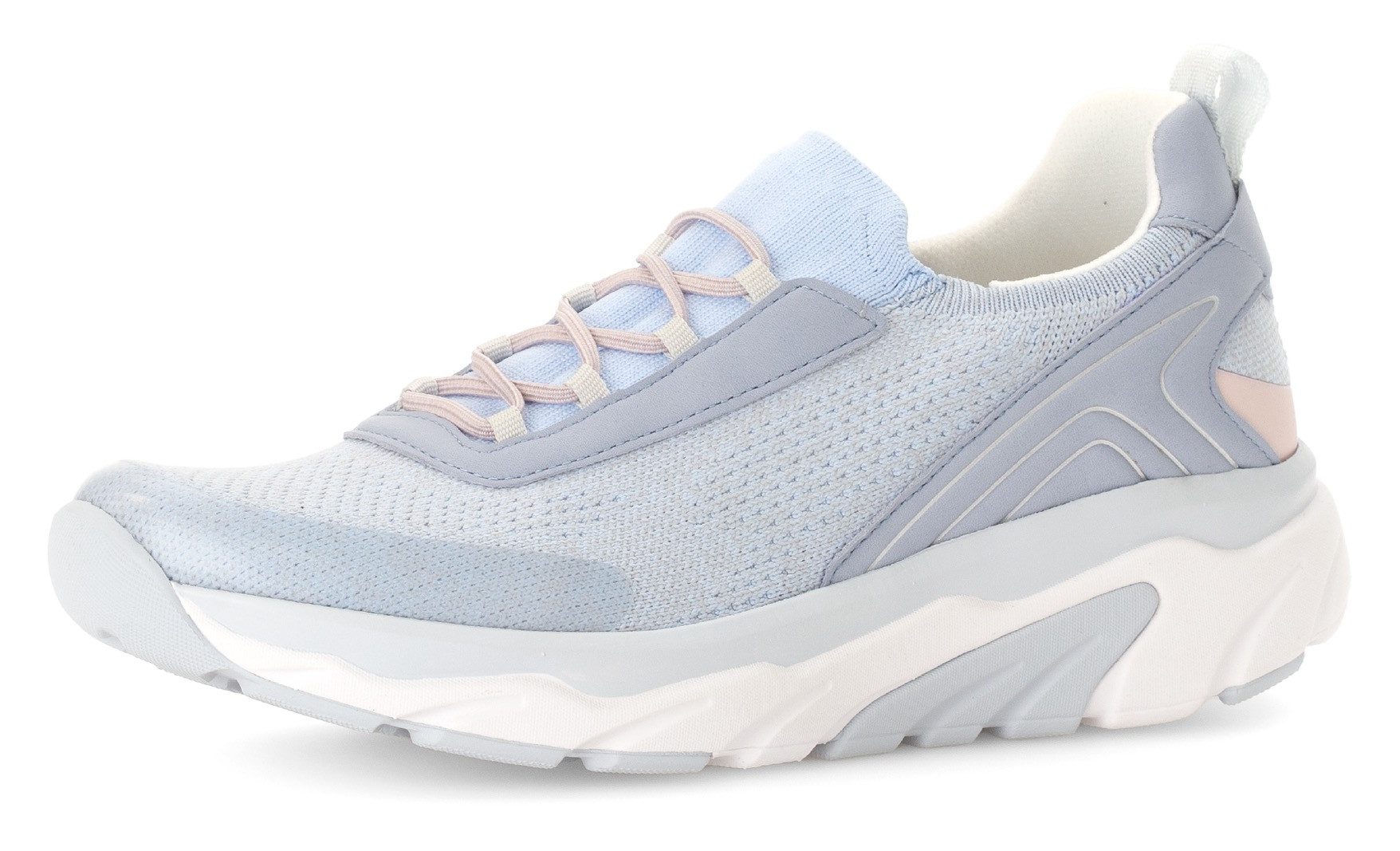 Gabor Rollingsoft Slip-on sneakers , vrijetijdsschoen, lage schoen, instapschoen met elastiek voor een goede pasvorm