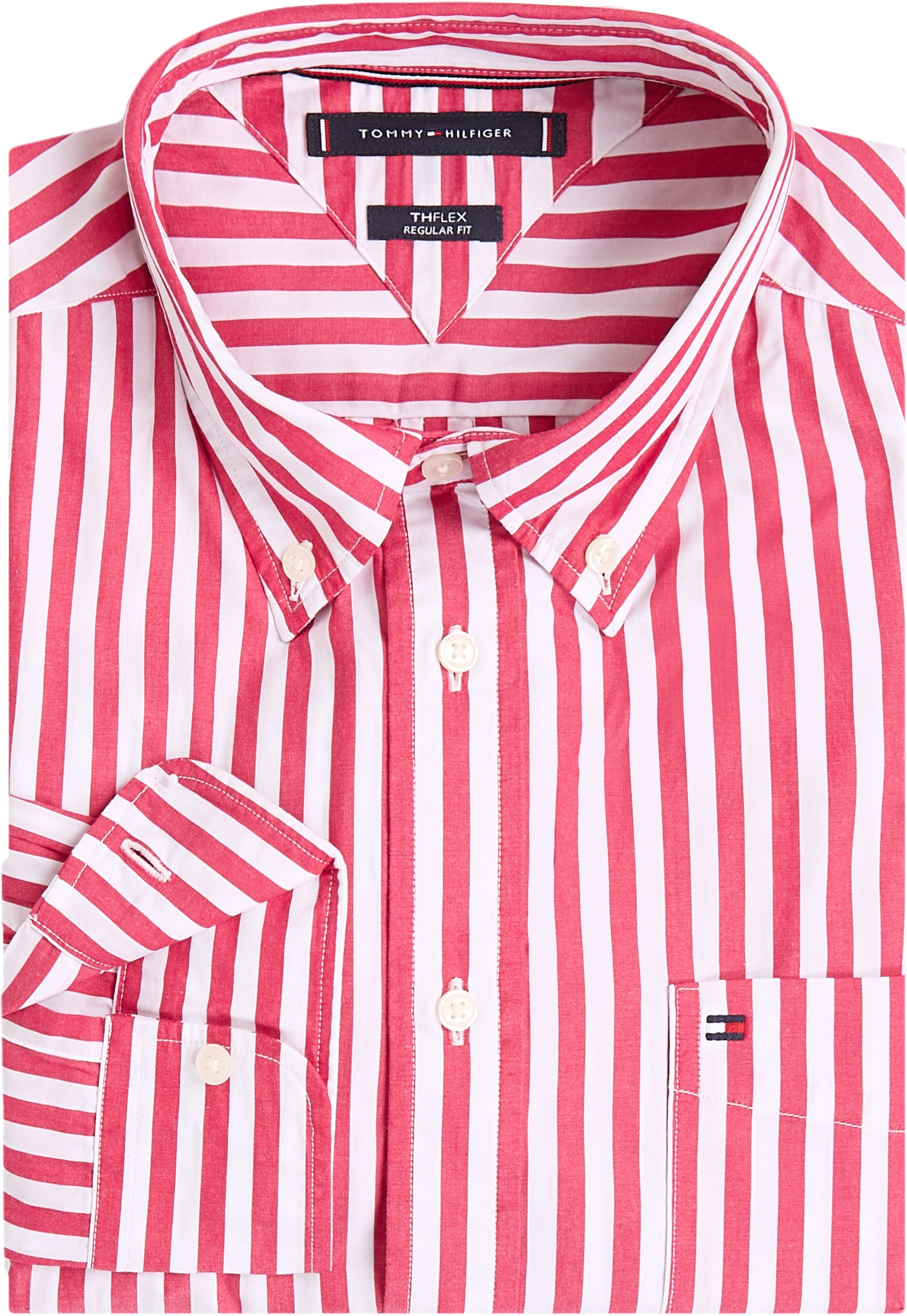 Tommy Hilfiger Overhemd met lange mouwen FLEX POPLIN BOLD STRIPE SHIRT