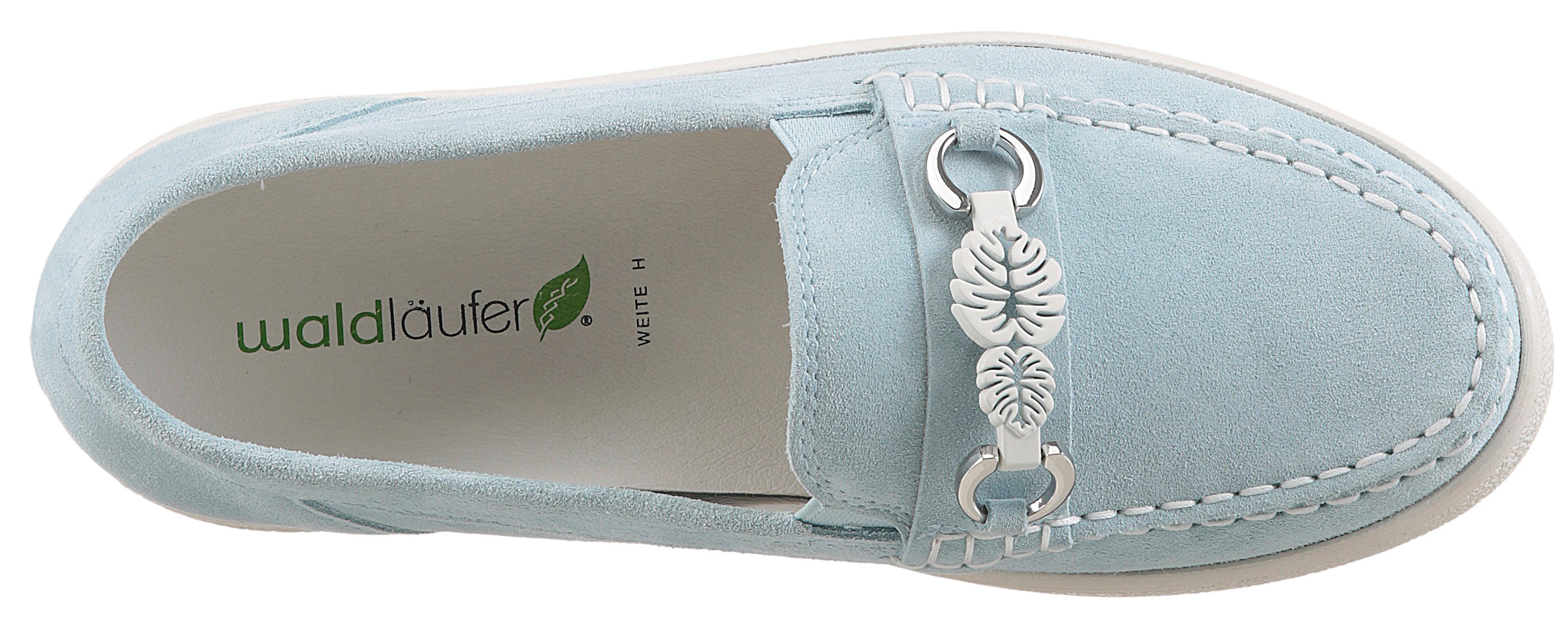 Waldläufer Mocassins H-DAISY , slippers, lage schoen, instapschoen in comfortabele breedte h