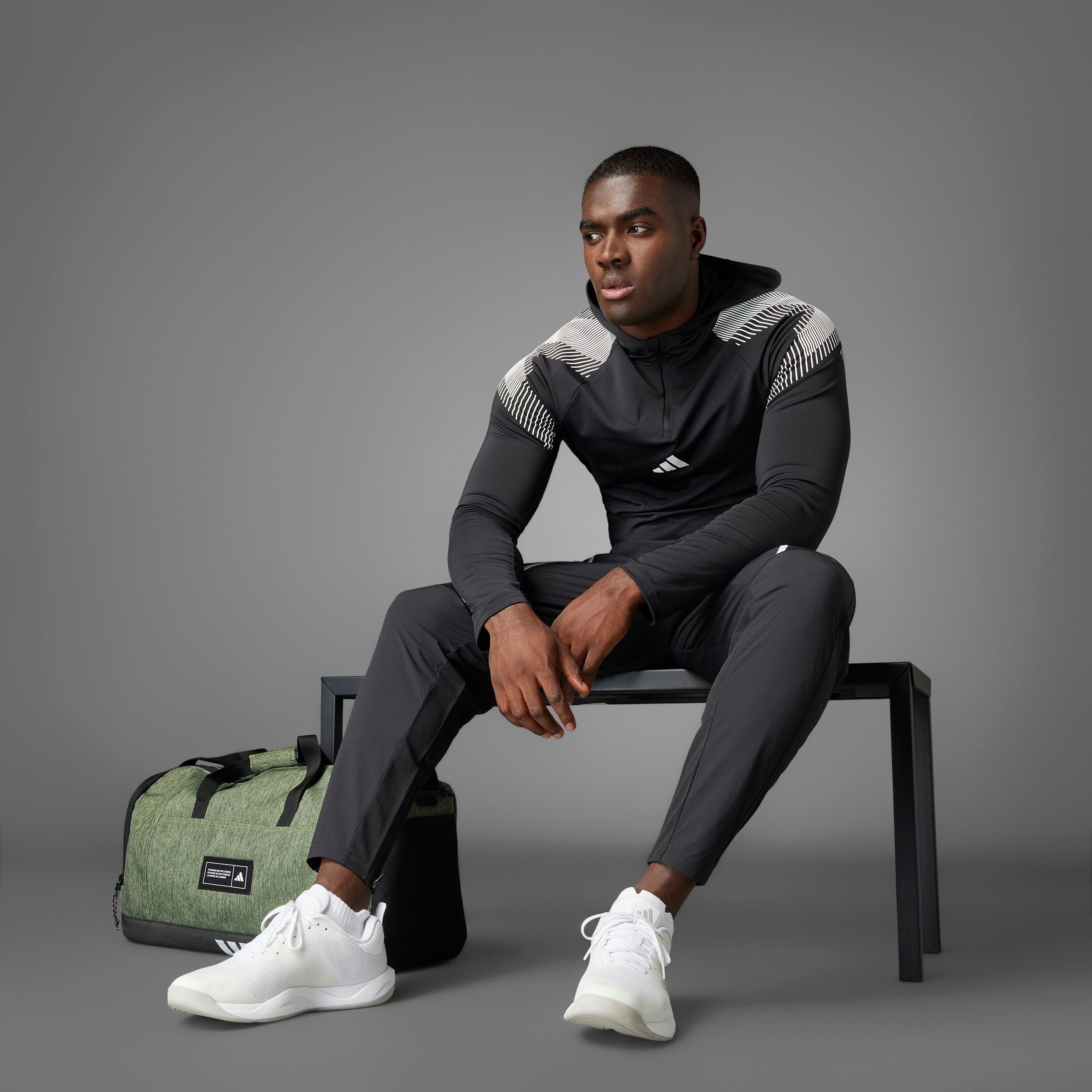 adidas Performance Capuchonsweatvest PS QUARTER ZIP (1-delig)