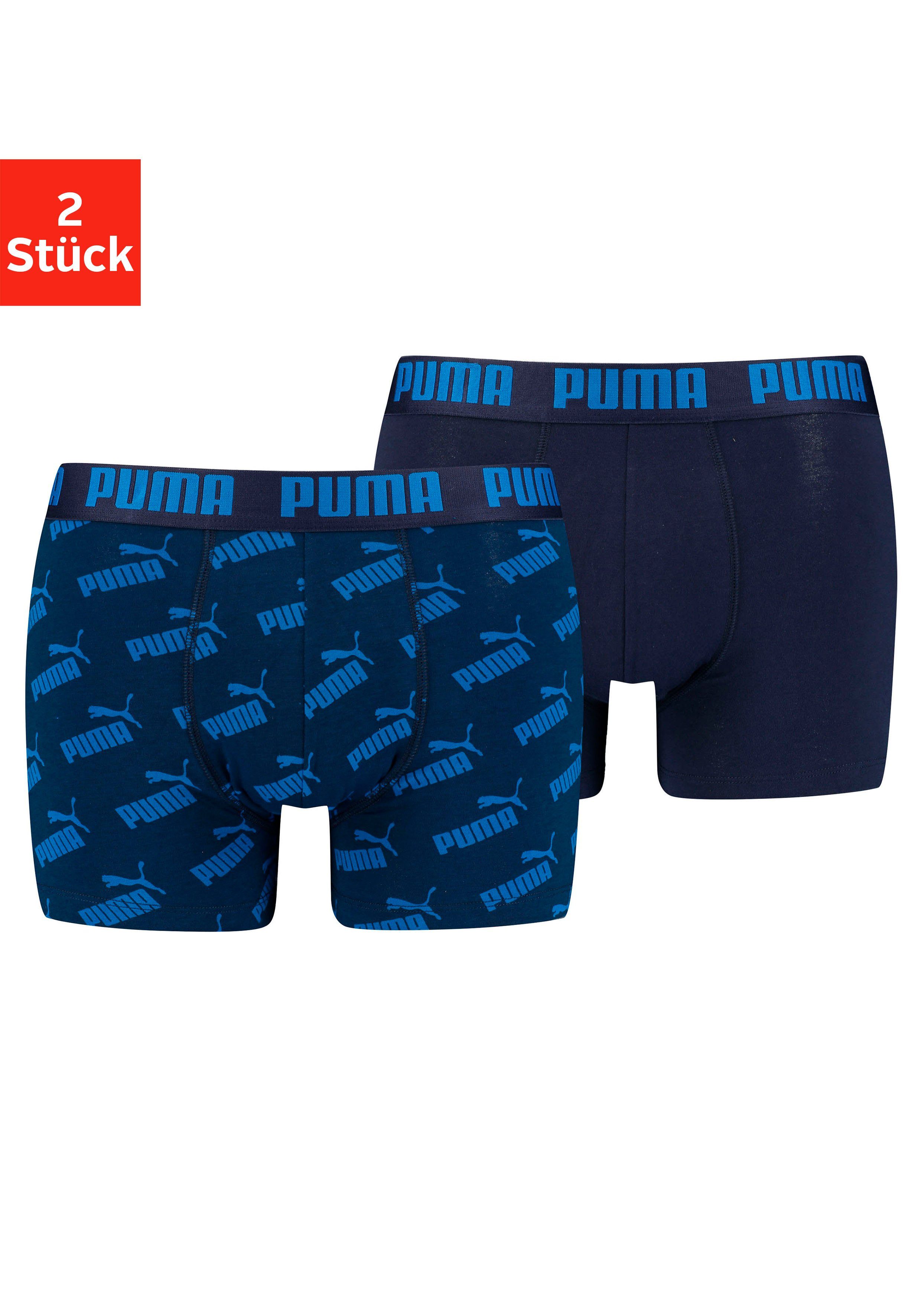 PUMA Boxershort met brede logoband (2 stuks, Set van 2)