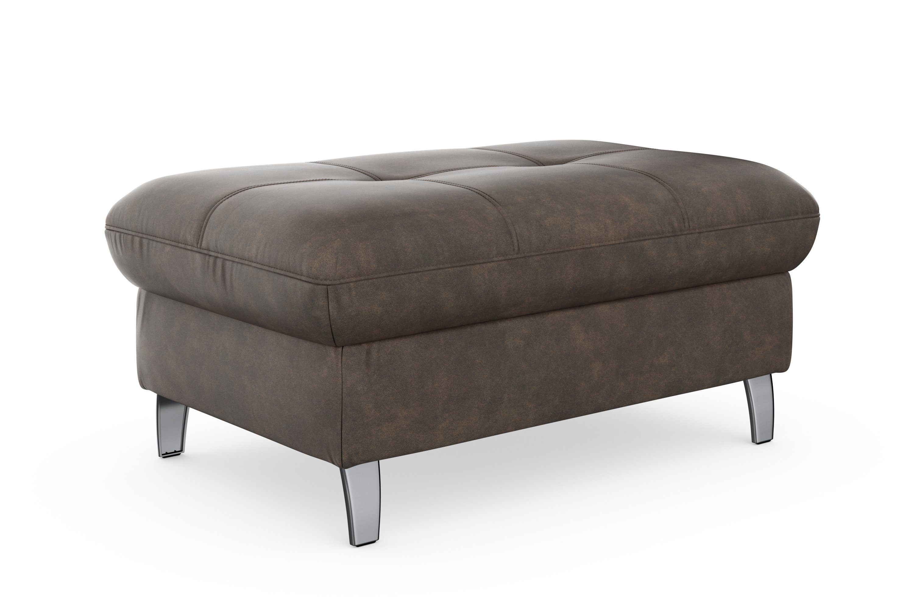 sit&more Hocker met bergruimte Maggiore met bergruimte en moderne metalen poten