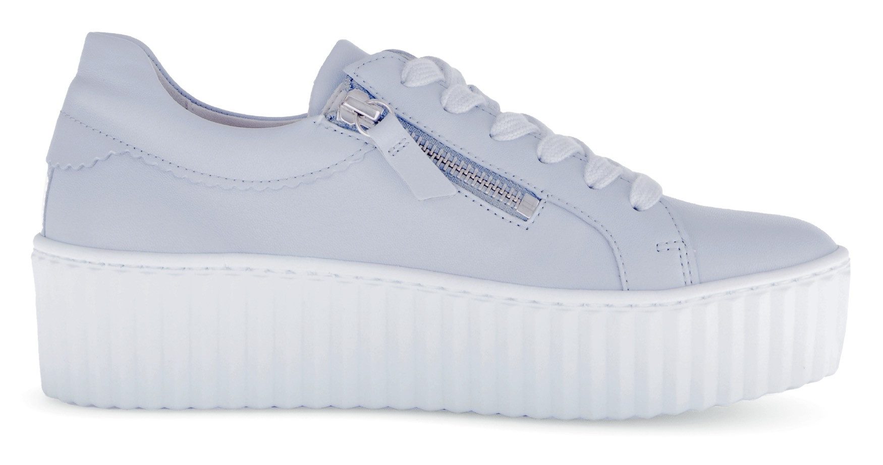 Gabor Plateausneakers , vrijetijdsschoen, lage schoen, veterschoen met gabor best fitting