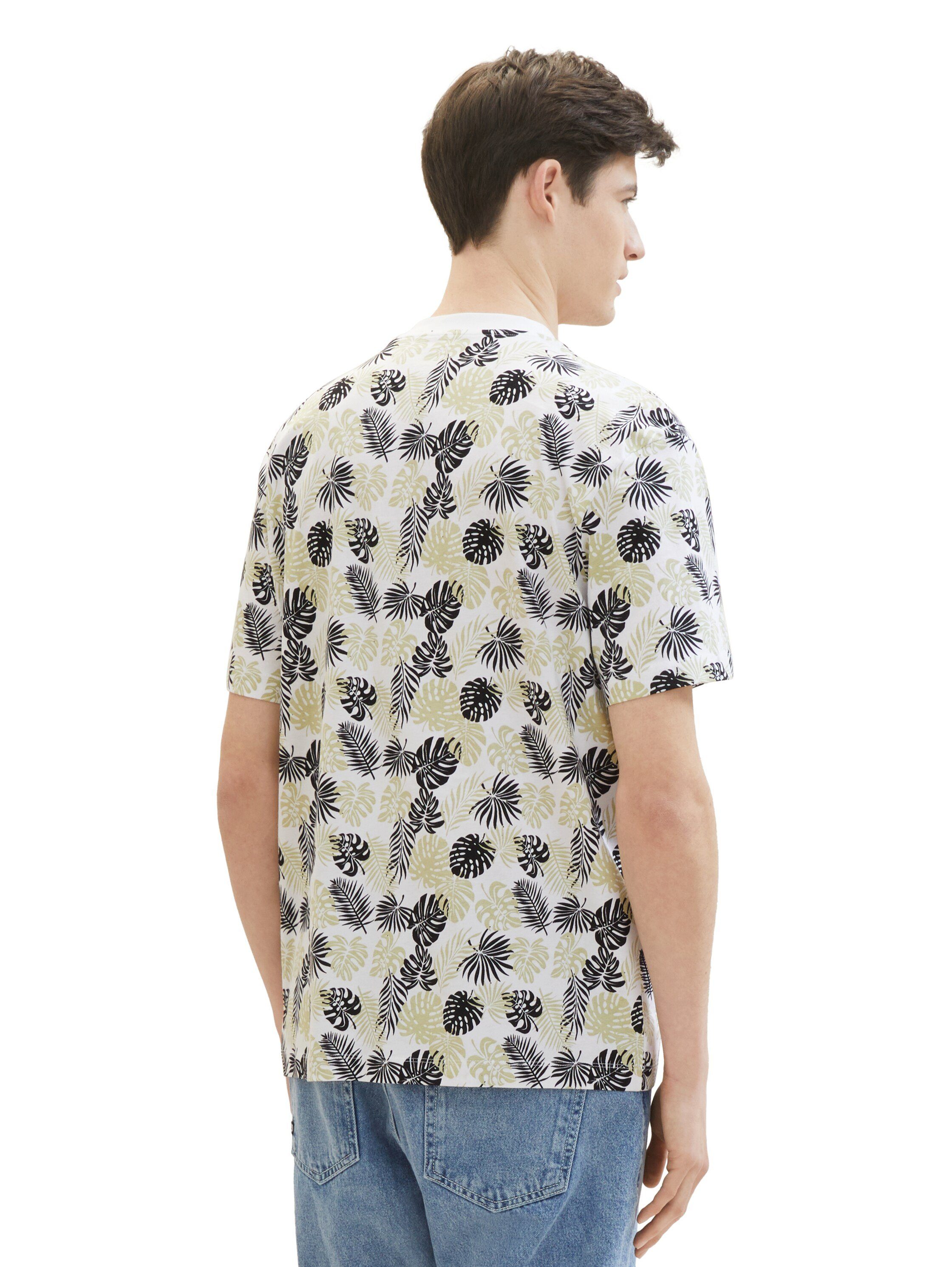 Tom Tailor Denim Shirt met print met all-over print