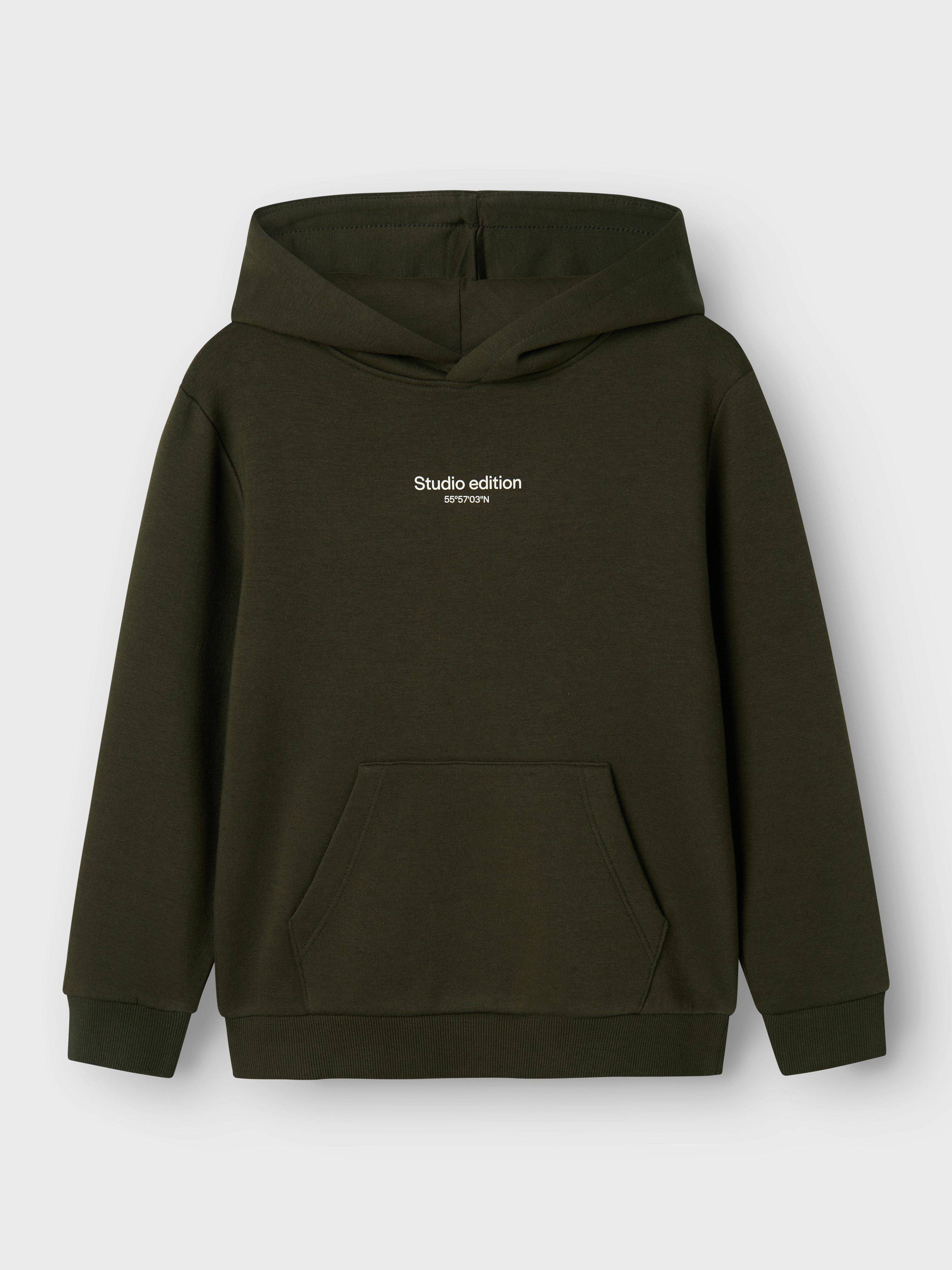 Name It Sweatshirt NKMBRODY LS NREG SWEAT WH BRU NOOS