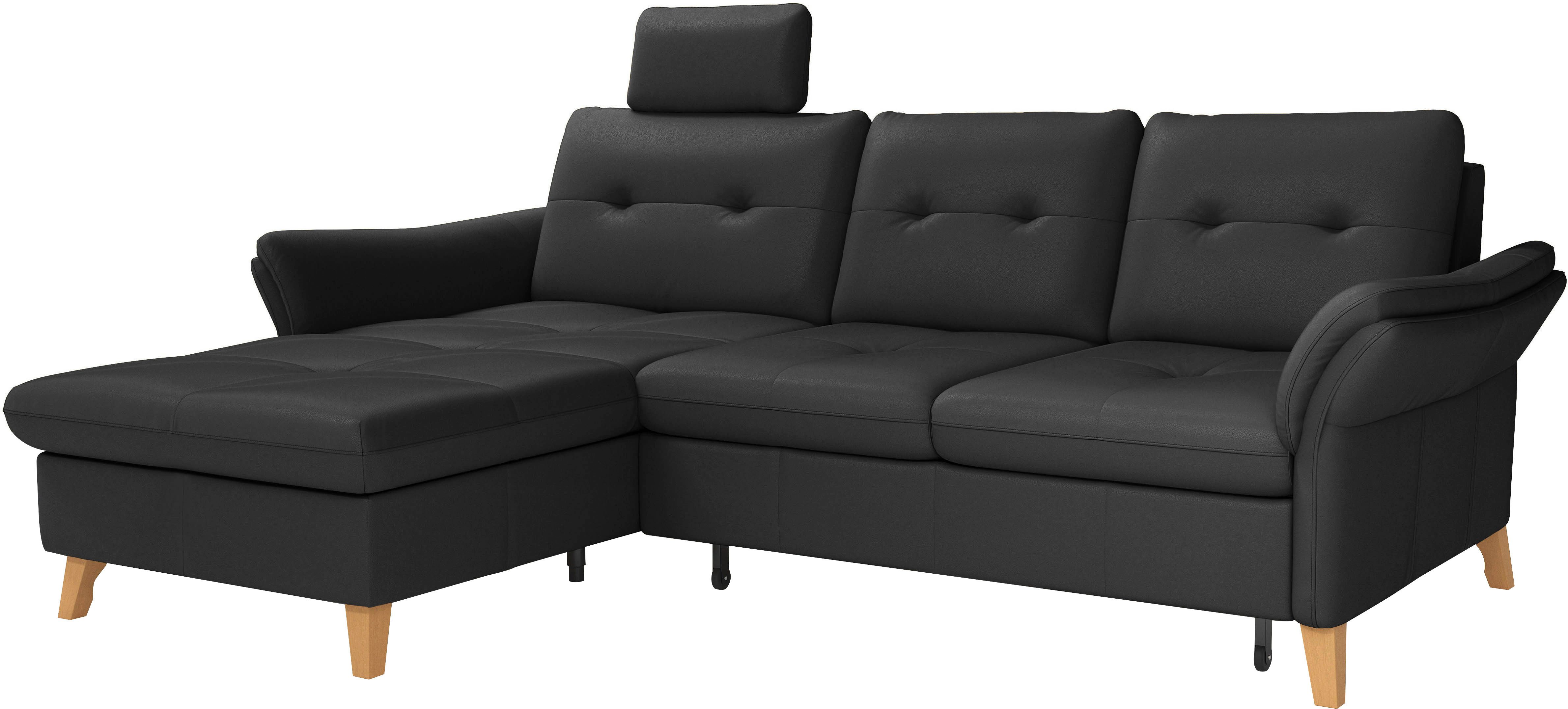 sit&more Hoekbank Göteborg Zitdiepteverstelling en binnenvering, naar keuze met slaapfunctie