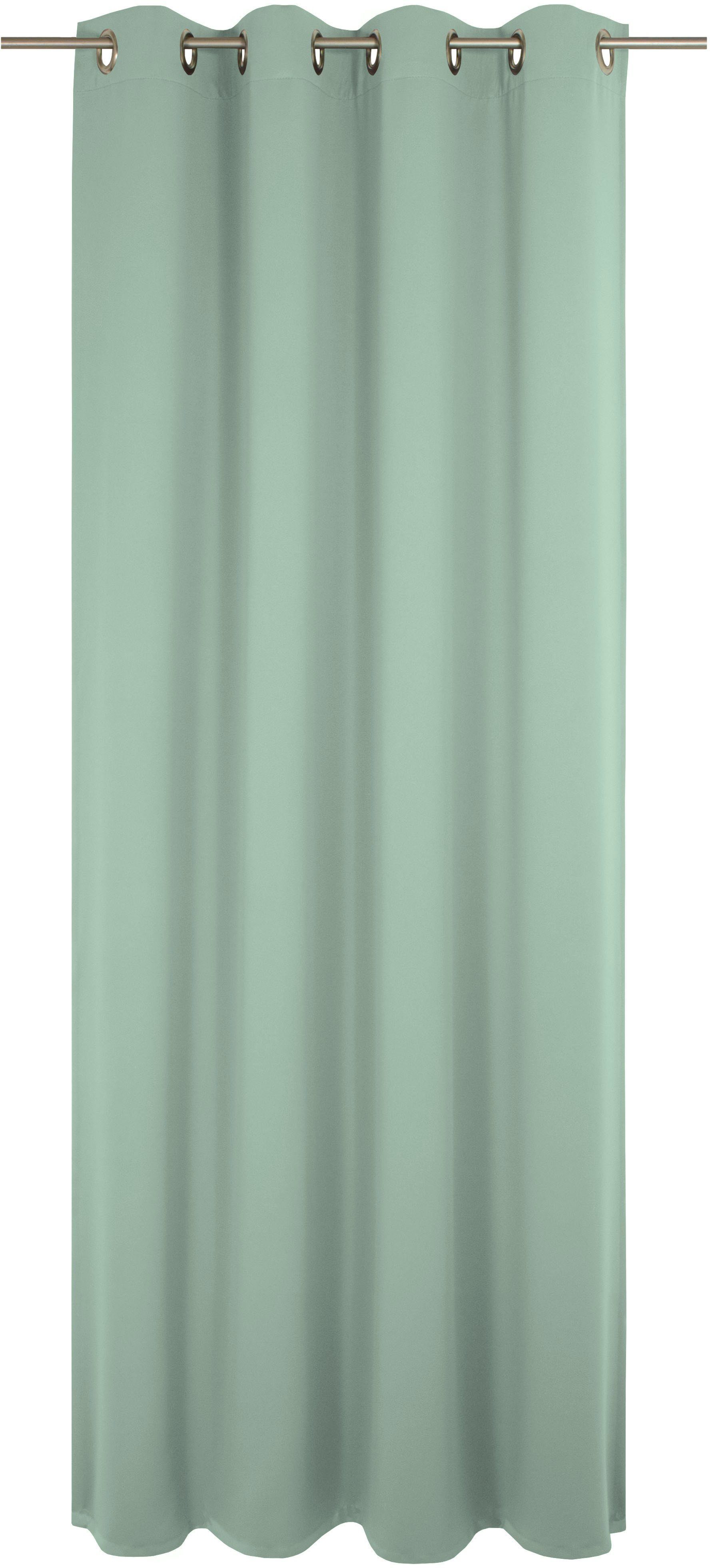 Wirth Gordijn Newbury (1 stuk) kant & klaar gordijnen maat 130 cm x 165 cm groen