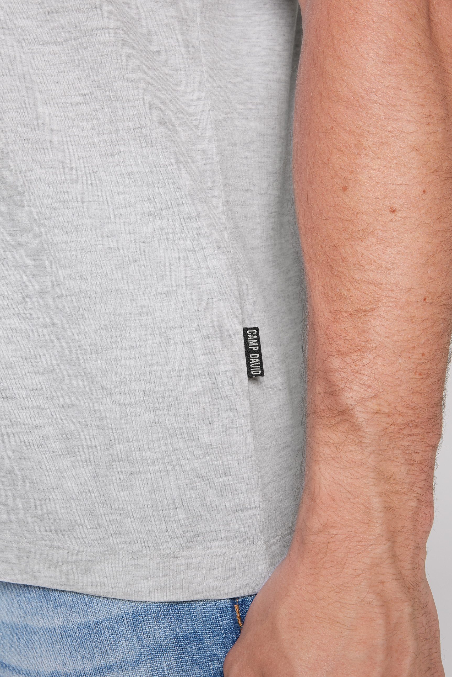 CAMP DAVID T-shirt in 2-pack met ronde hals