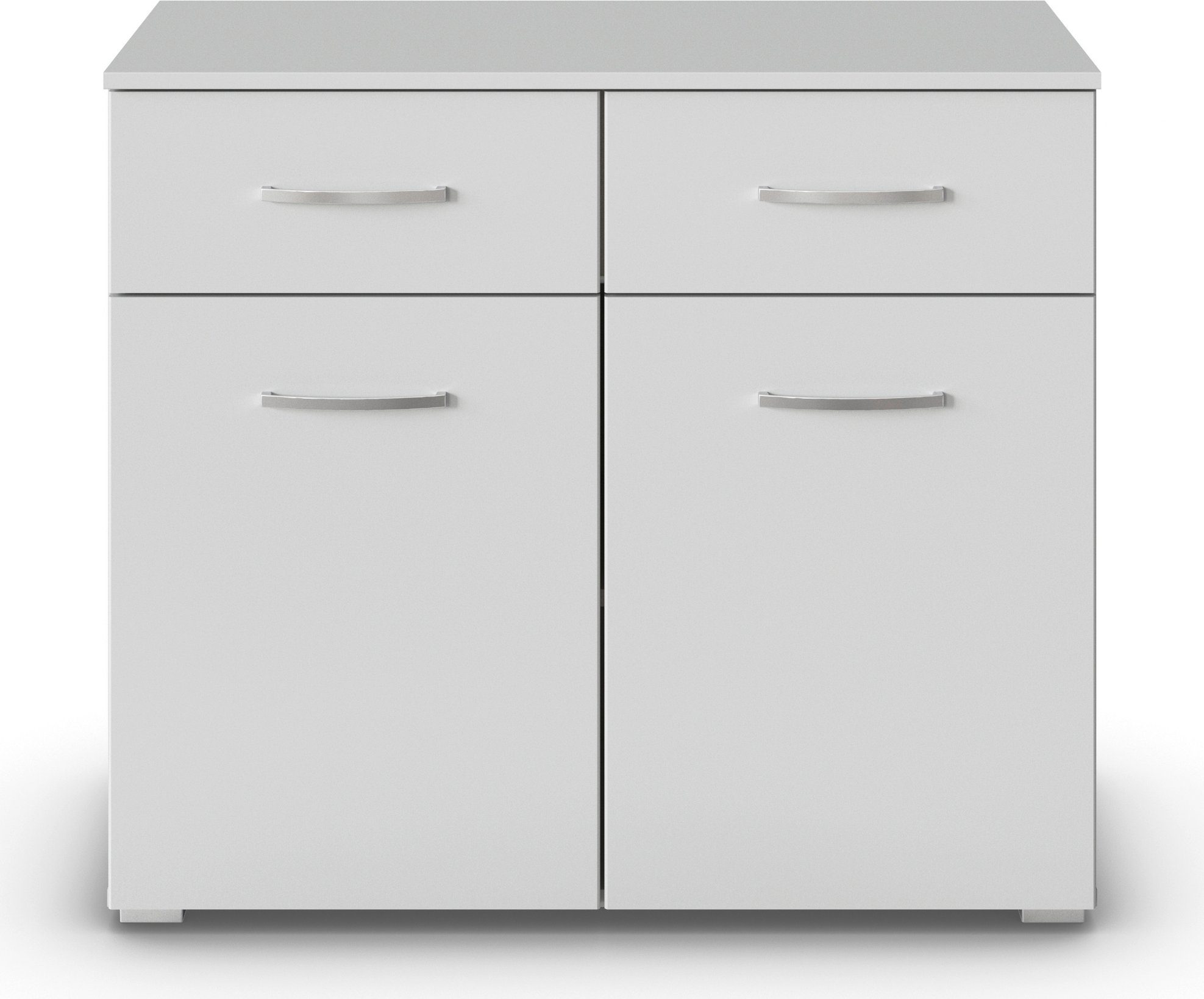 rauch Kast met laden en deuren Pure by Aditio in minimalistisch design, 2 laden met soft-closefunctie