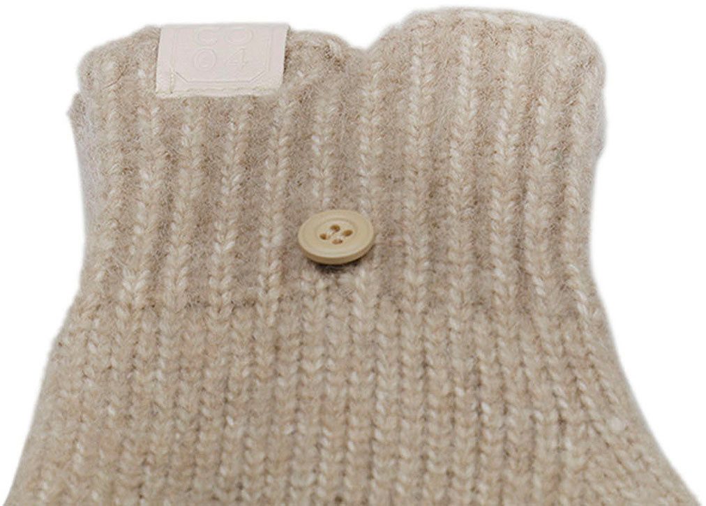 chillouts Gebreide handschoenen Nadine Glove met knopsluiting systeem (1 paar)