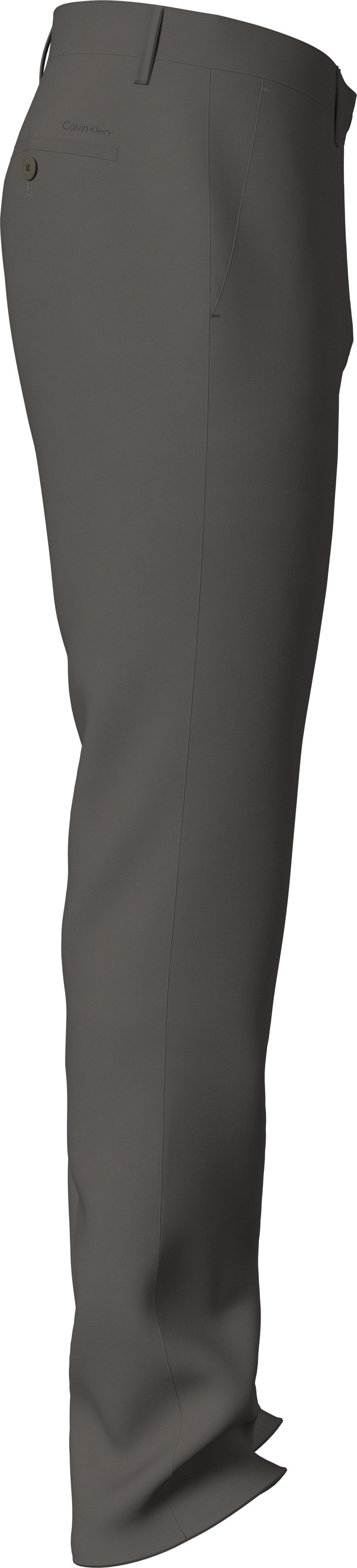 Calvin Klein Stoffen broek SLIM TAPERED SATEEN CHINO TROUSE