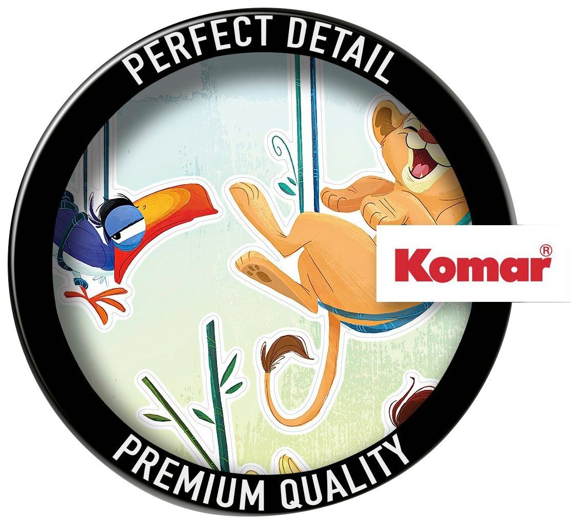 Komar Wandfolie Lion King Relax - afm. 50 x 70 cm zelfklevend, wandstickers, kinderkamer (3-delig)