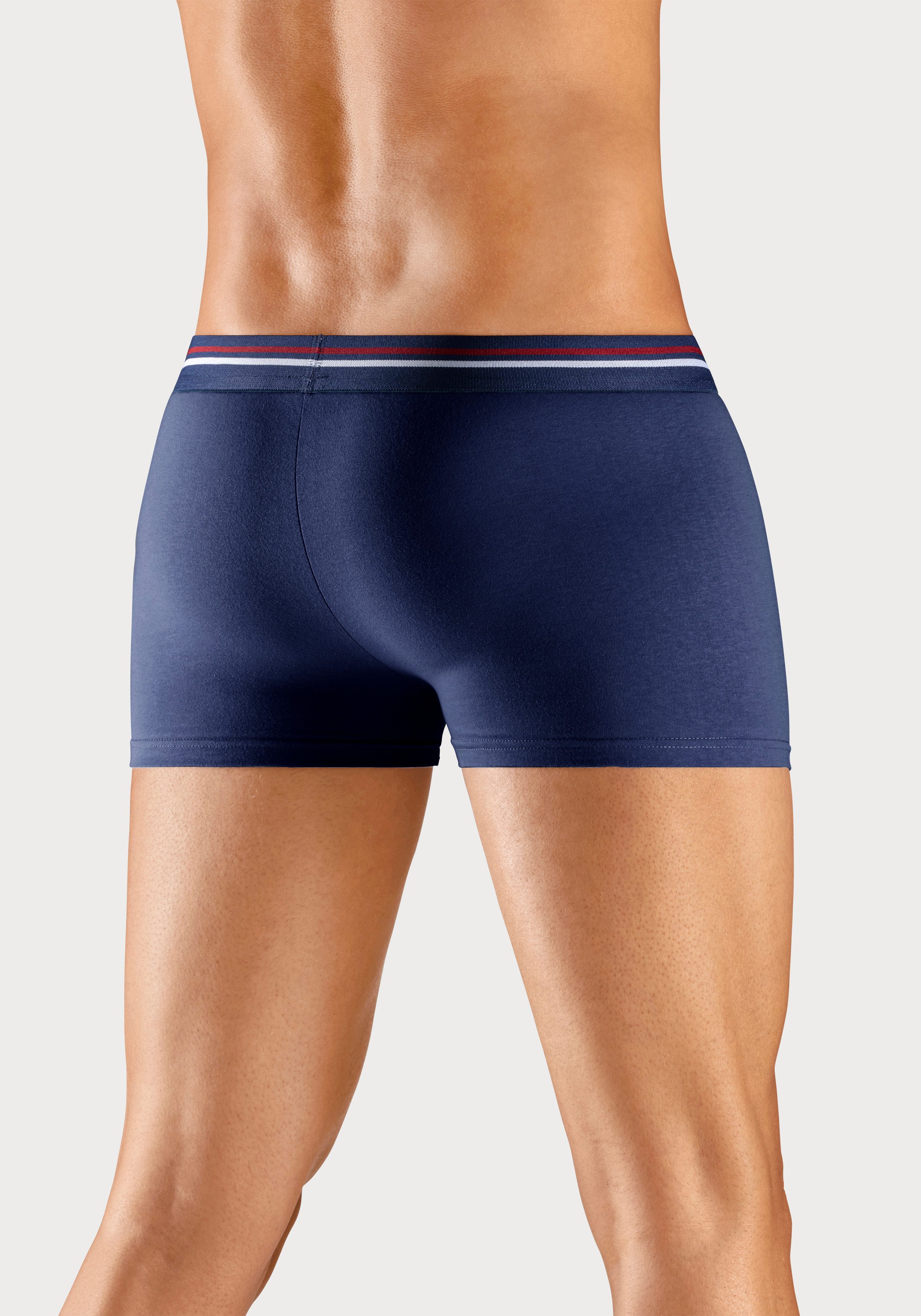 H.I.S Boxershort voor heren met strepen en logo in de band (set, 5 stuks)