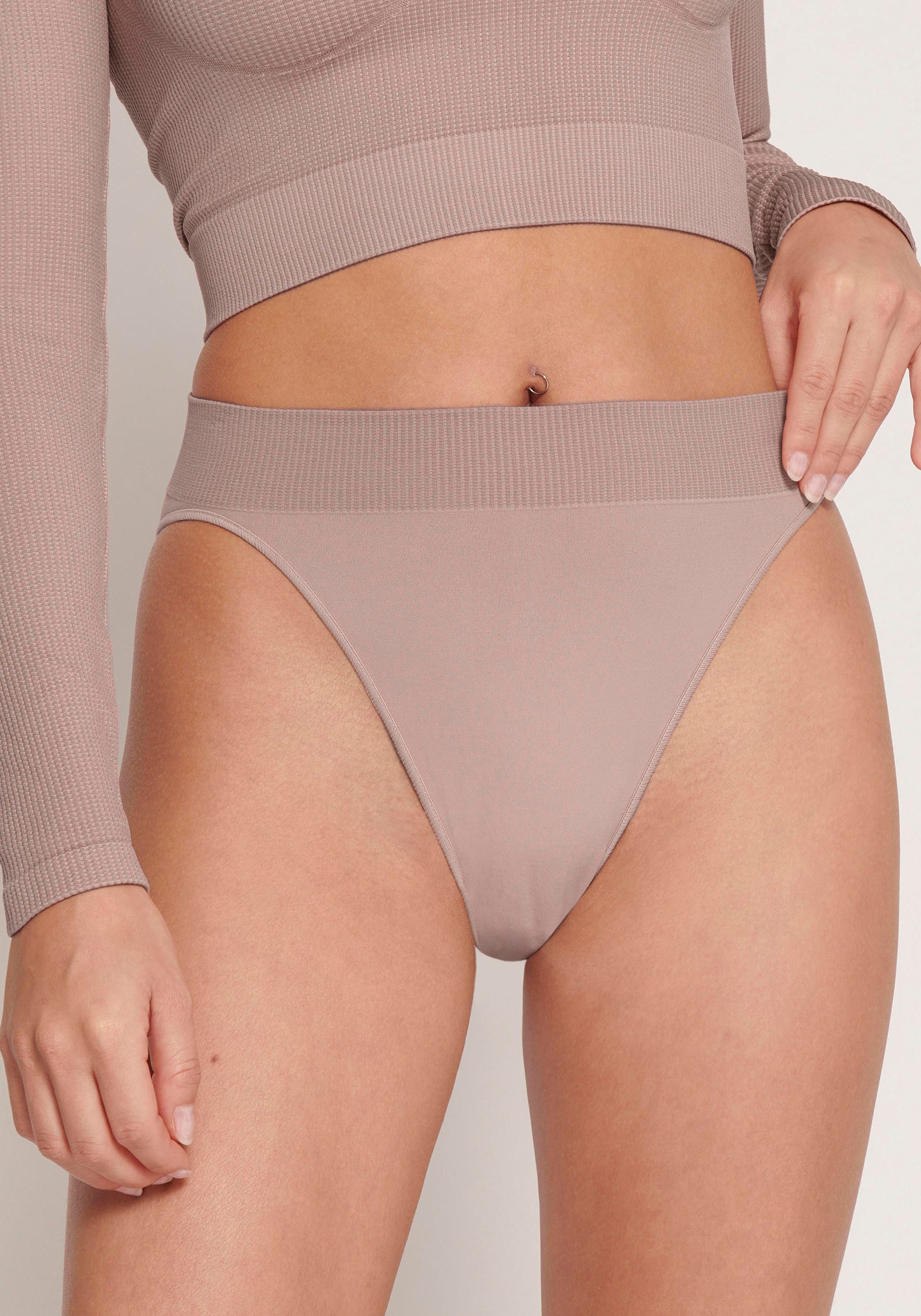 Sloggi Slip EVER Infused Aloe High leg dames slips maat XL roze
