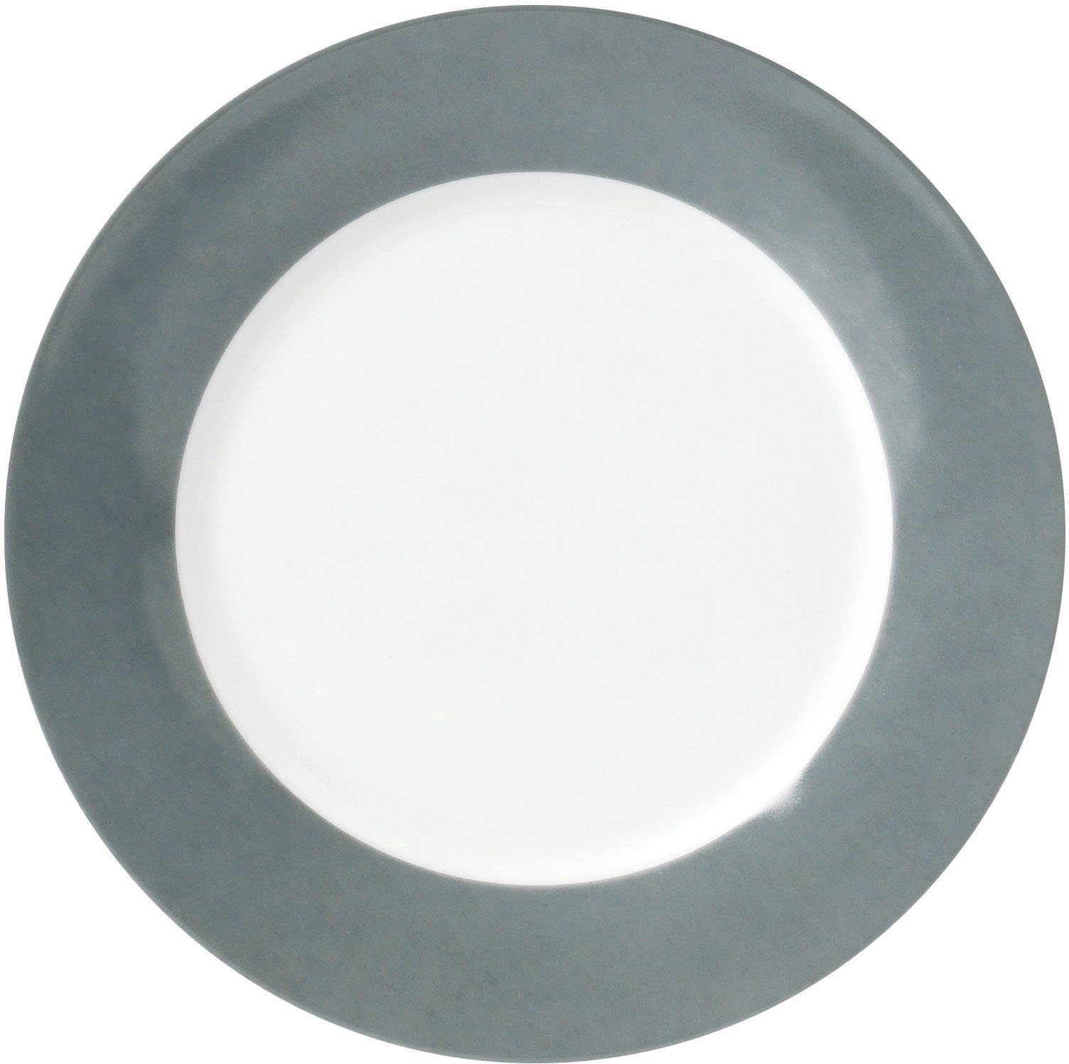 van Well Plat bord Vario Porselein, vaatwasmachine- en magnetronbestendig, Ø 26,5 cm (set, 6-delig)