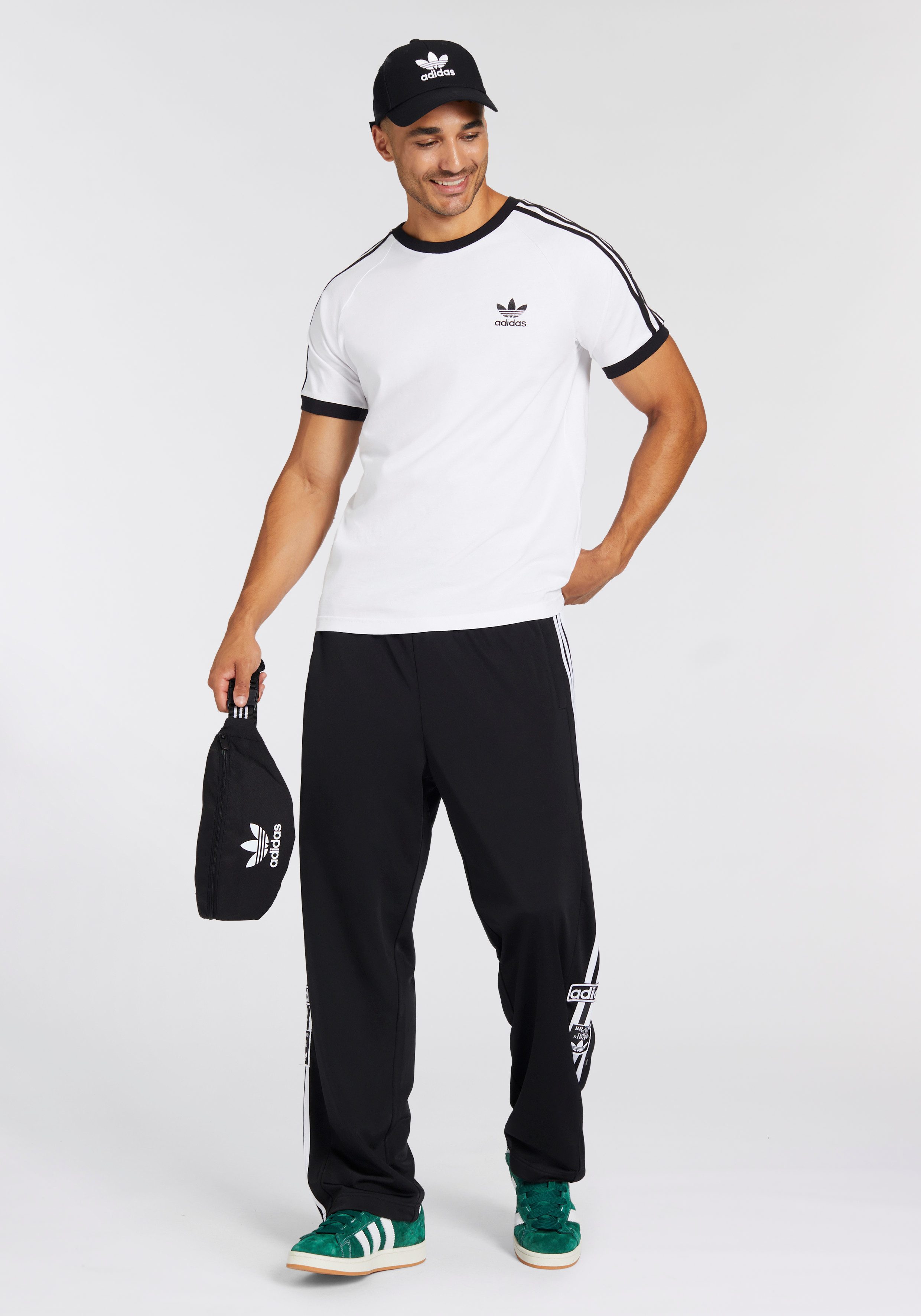 adidas Originals T-shirt 3-STRIPES TEE drie-strepen t-shirt
