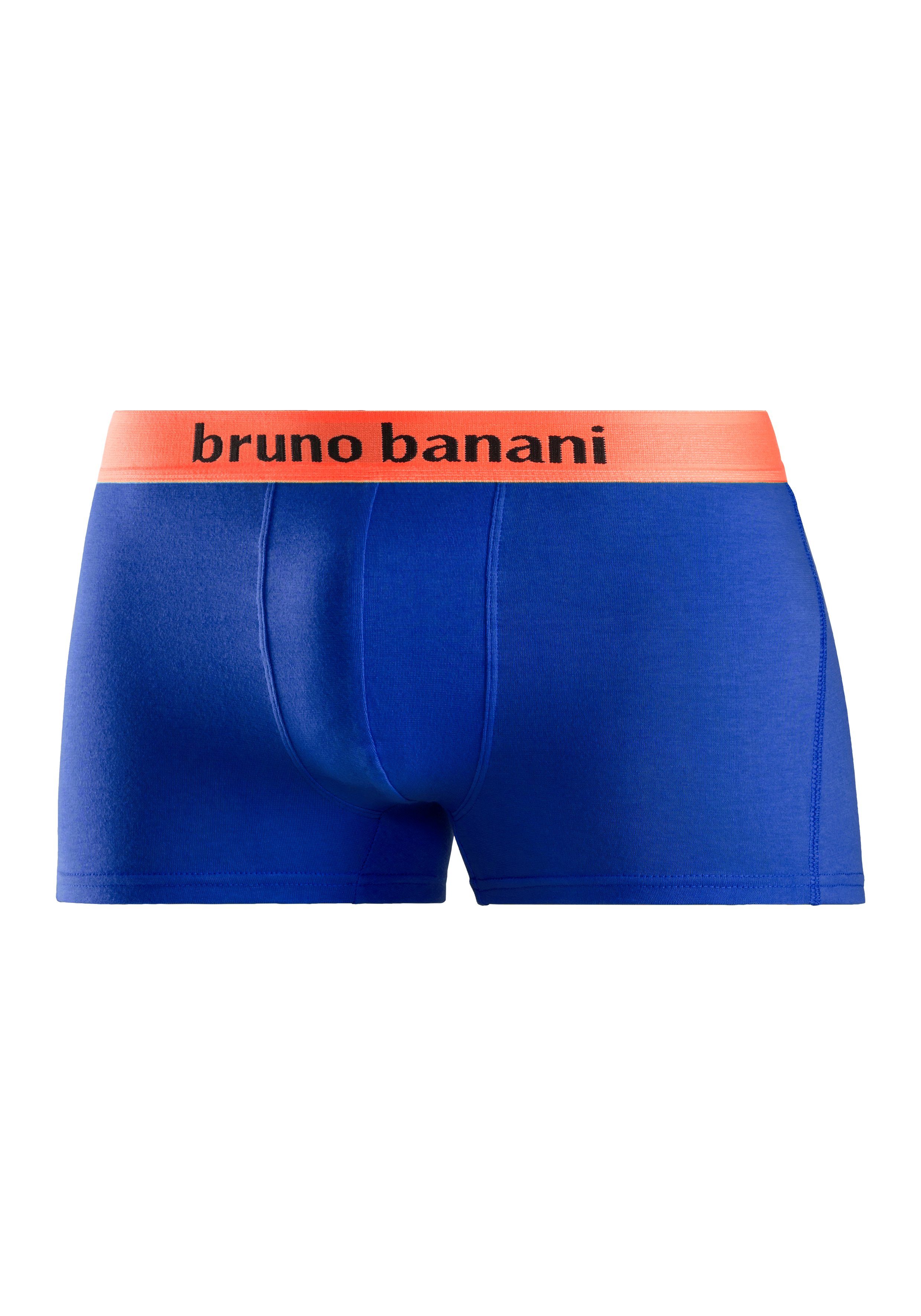 Bruno Banani Boxershort voor heren met gekleurd merkopschrift bij de boord (set, 4 stuks)