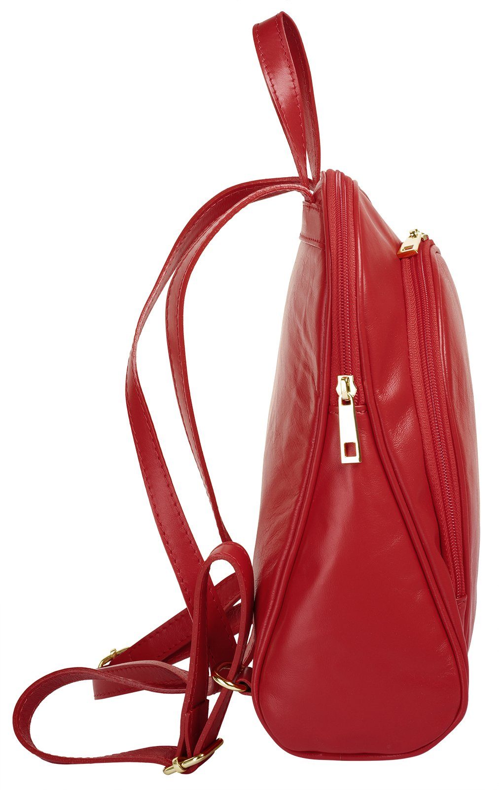 Cluty Rugzak echt leer, made in italy