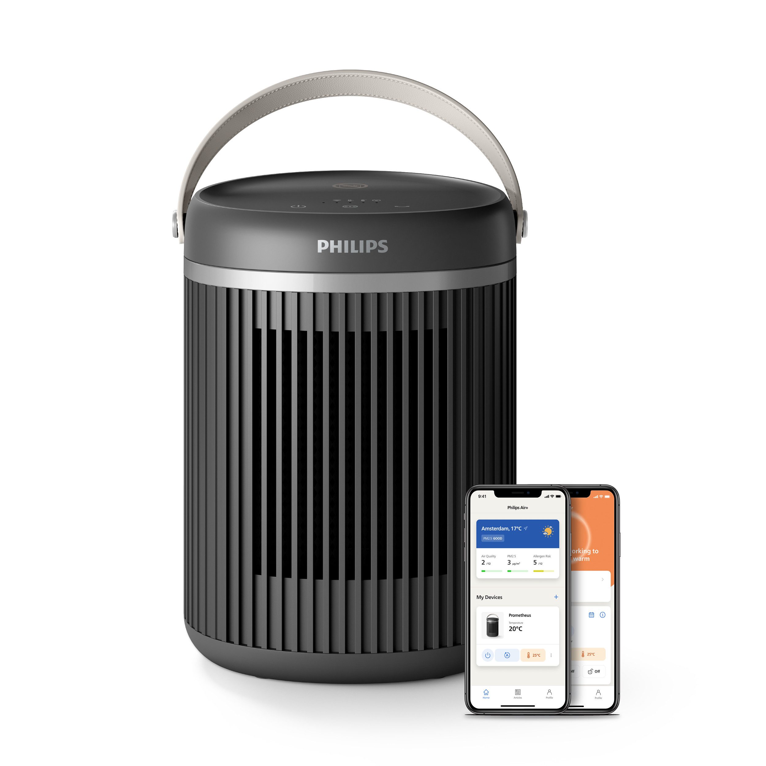 Philips Ventilatorkachel Van keramiek, compact 3000 Series CX3120/01, bespaart tot 50% energie