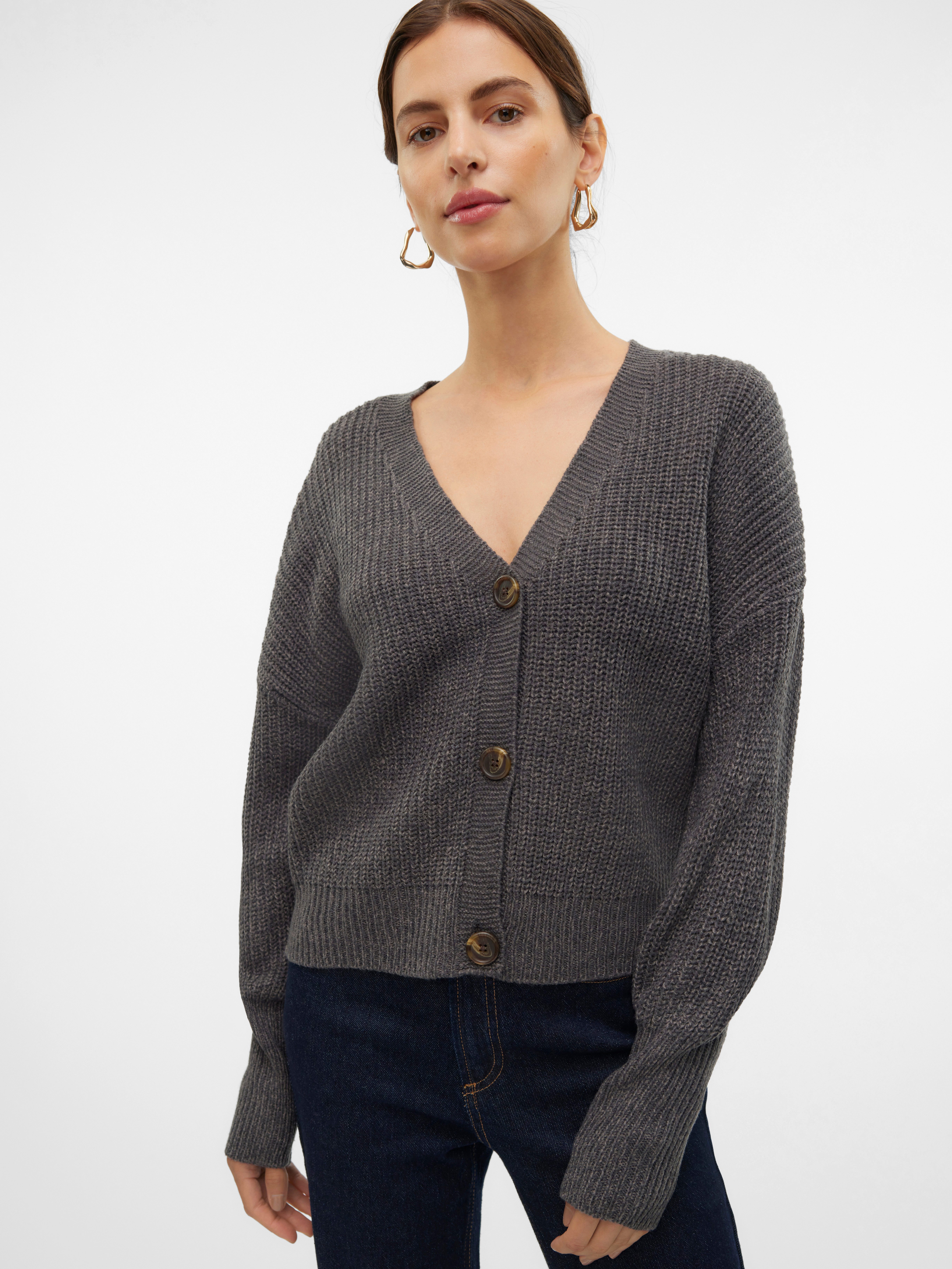 Vero Moda Vest VMLEA LS V-NECK CUFF CARDIGAN